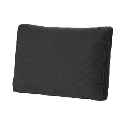 Madison Tuinkussens>Rib black F115 lounge soft 73x40 rug