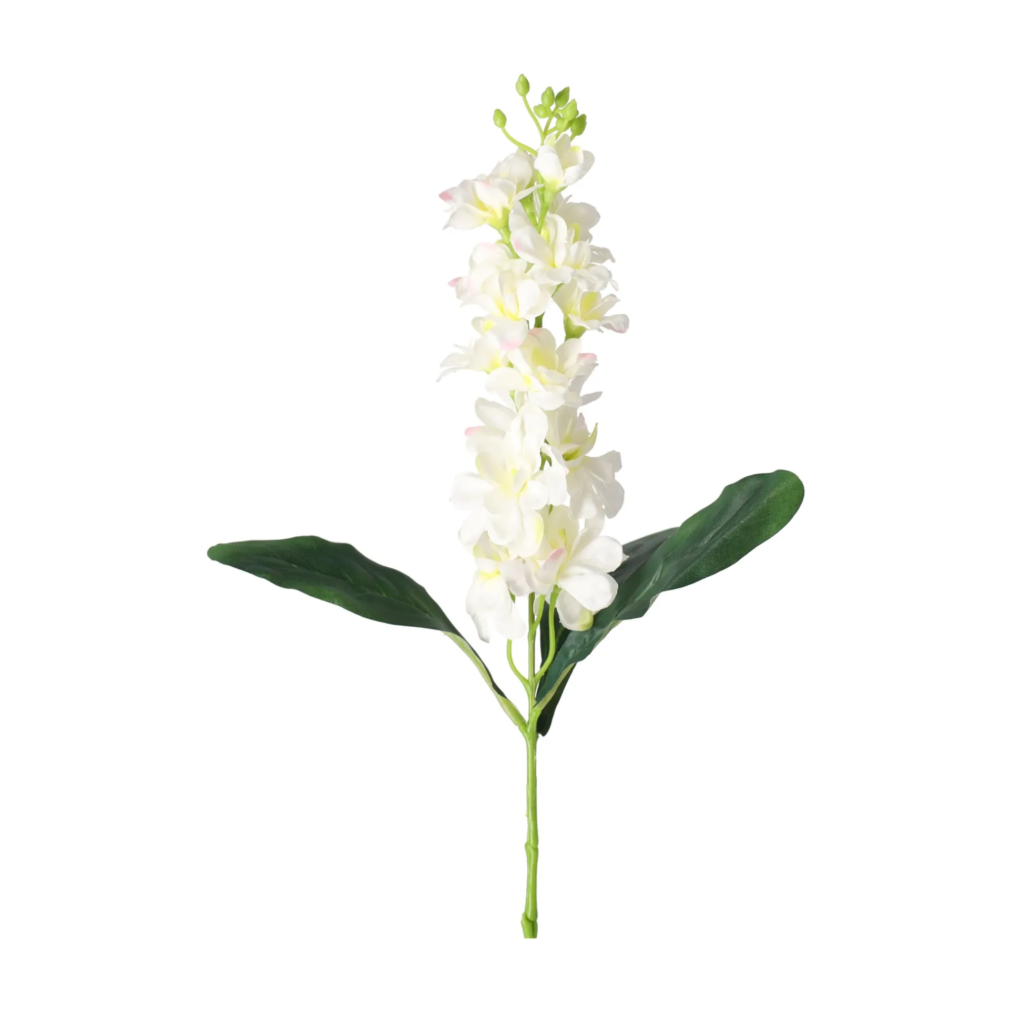 O'malley Kunstplanten En Kunstbloemen>Ridderspoor 51 cm wit
