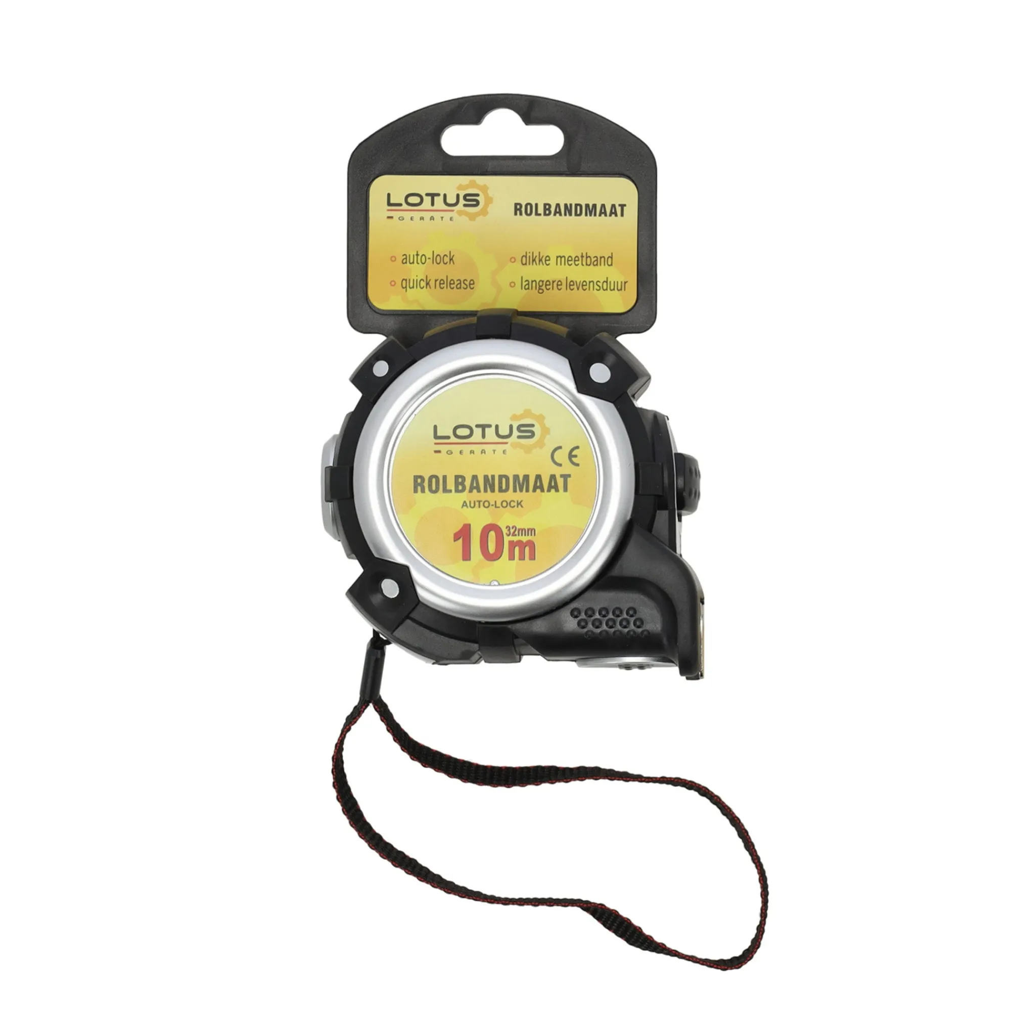 Lotus Handgereedschap>Rolbandmaat auto-lock 10 m - 32 mm