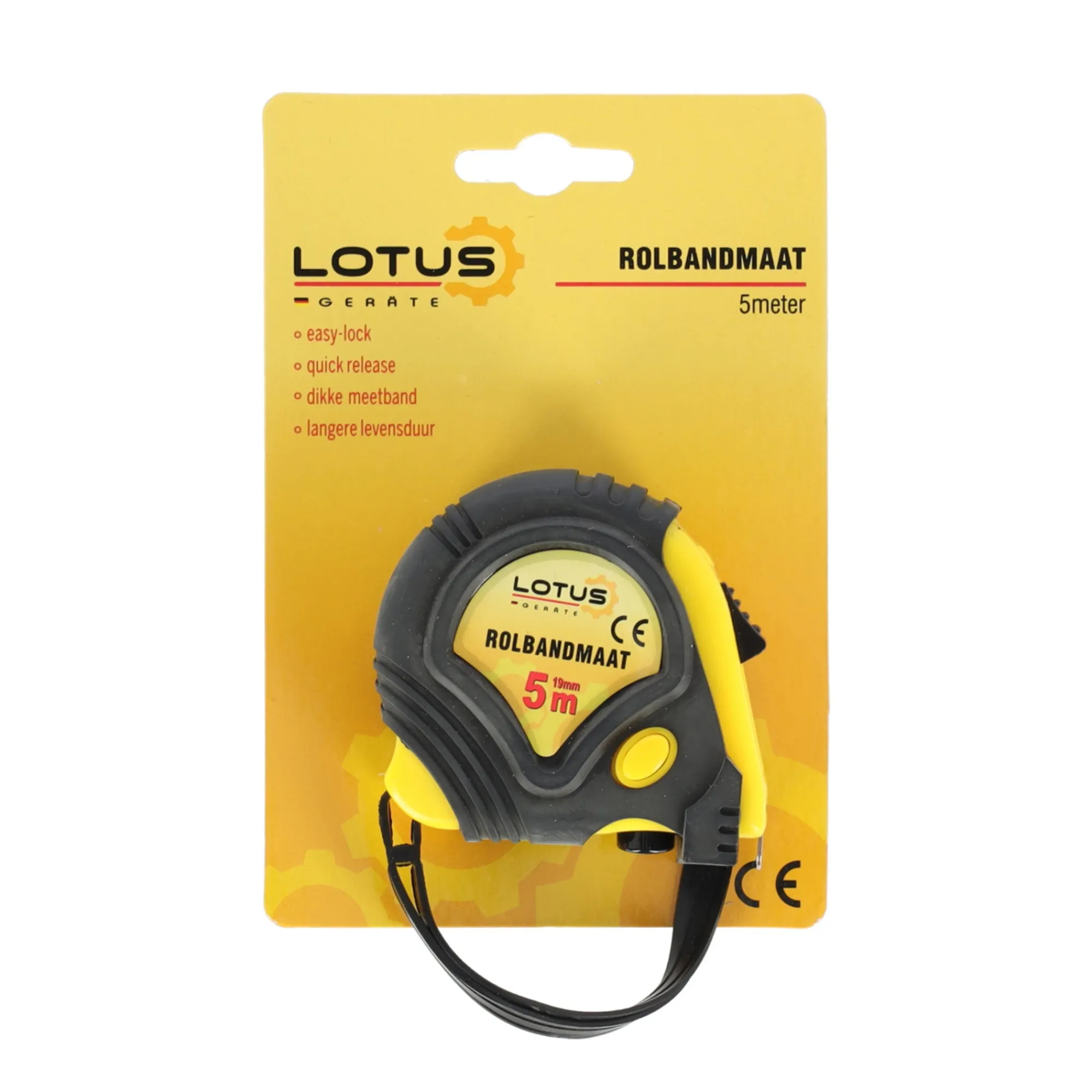 Lotus Handgereedschap>Rolbandmaat 5meter