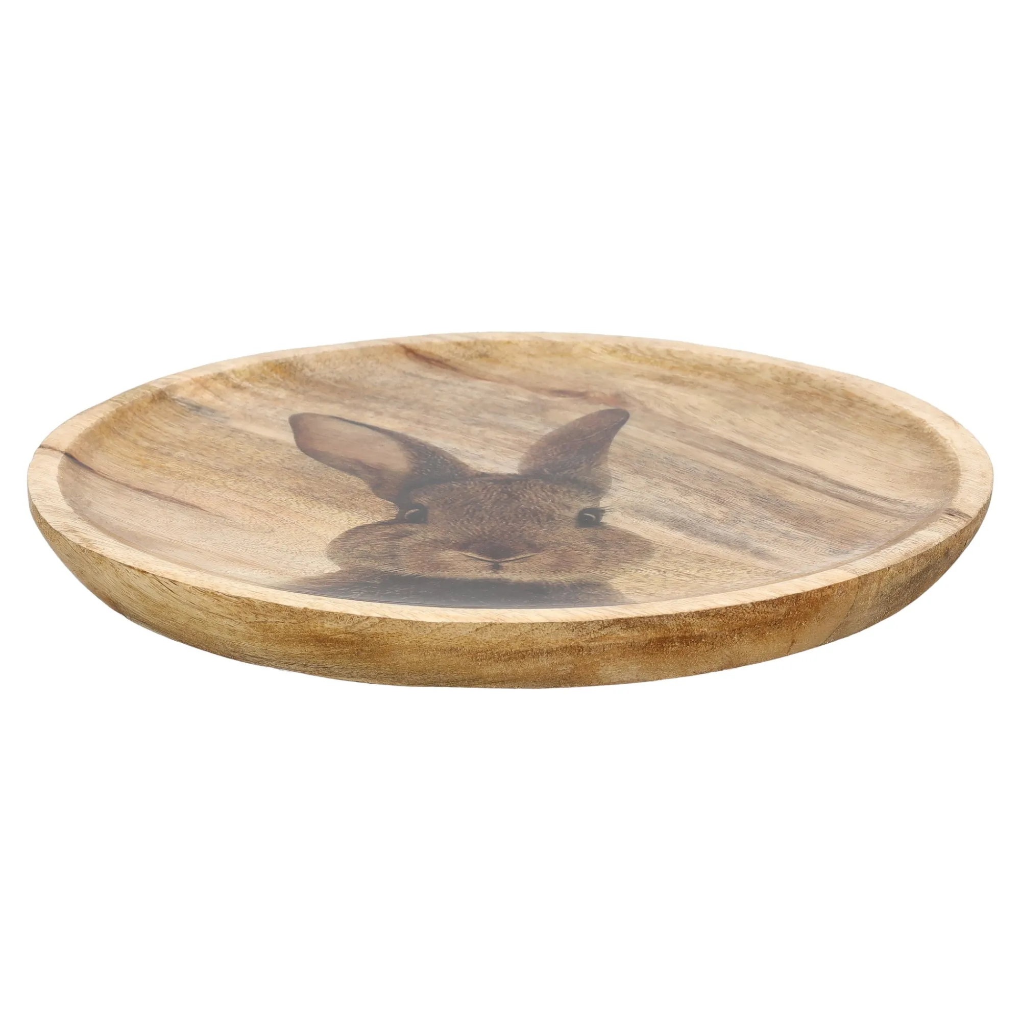 O'malley Pasen>Schaal hout konijn 25 cm