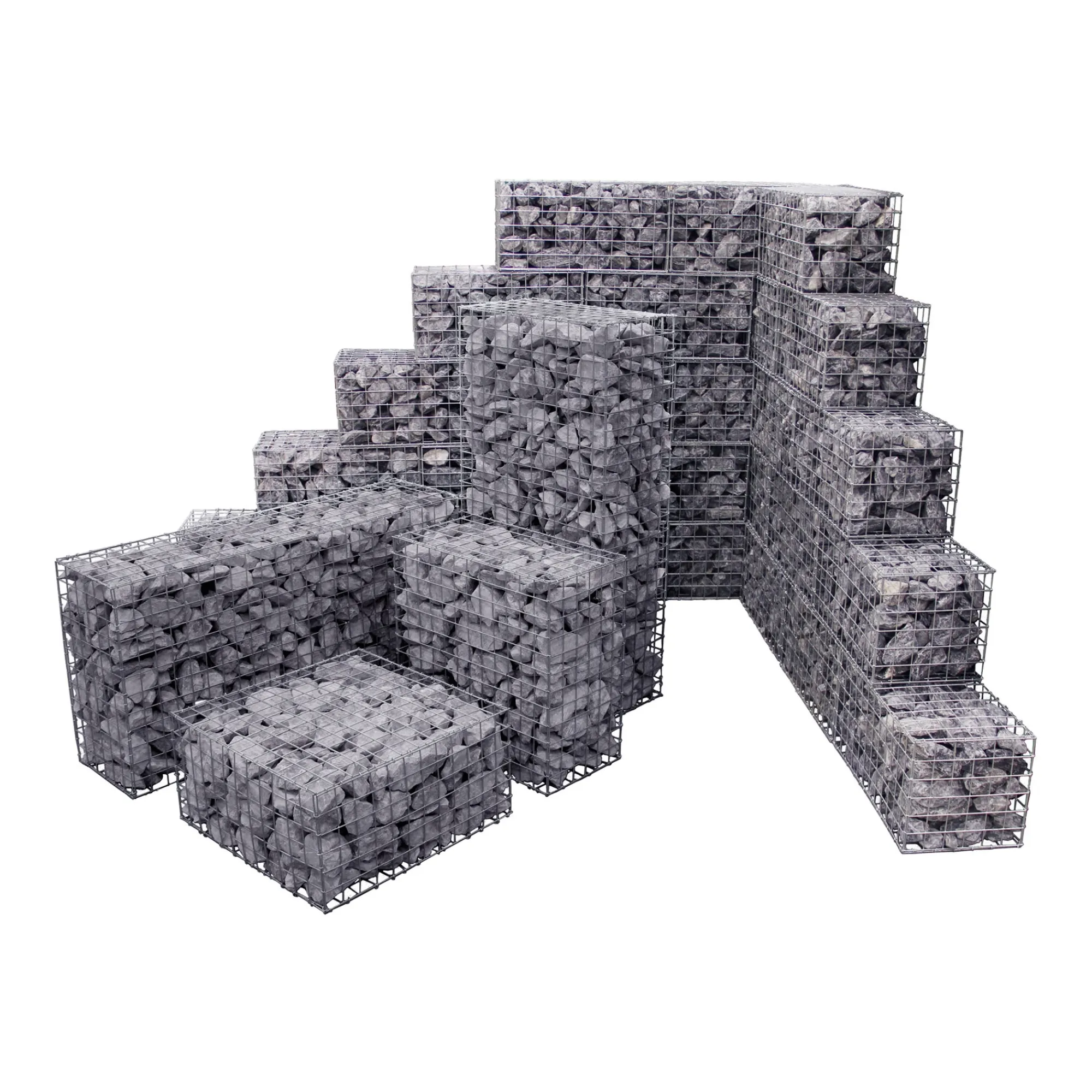 Bel Garden Afrastering>Schanskorf 120x60x30cm 320kg vulling