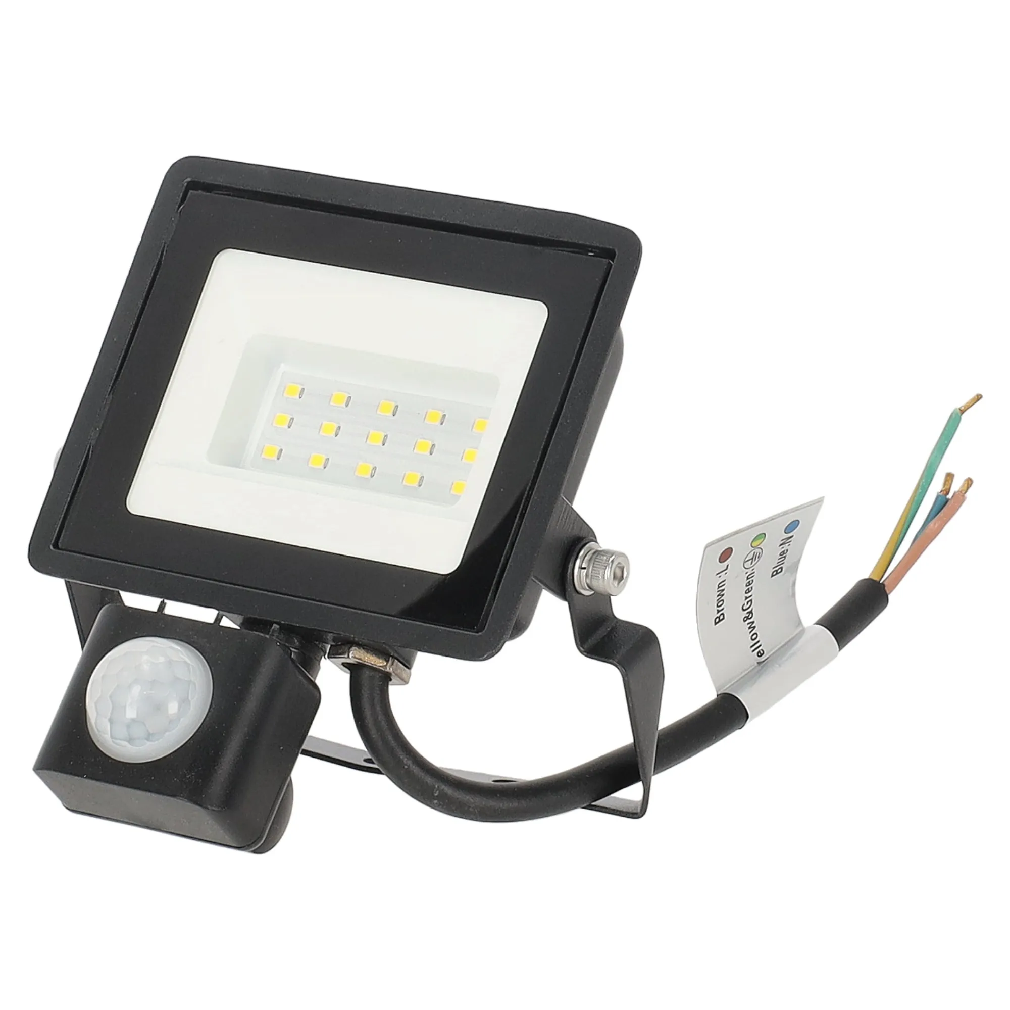 Diamant Bouwlampen>Schijnwerper met sensor LED-F 10W
