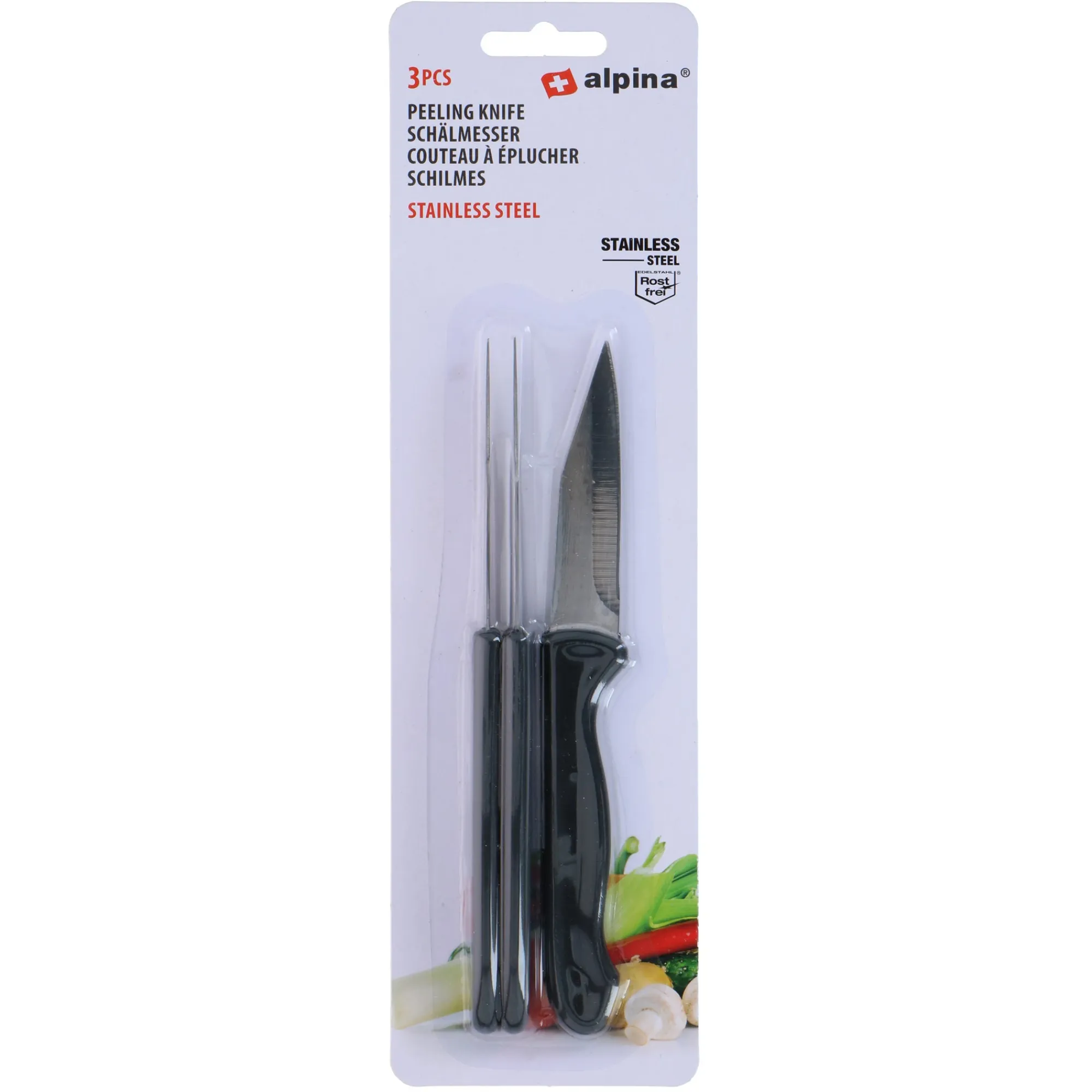 Alpina Koken & Tafelen>Schilmes 18cm RVS 3st