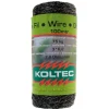 Koltec Afrastering>Schrikdraad 3x12 RVS 100M zwart