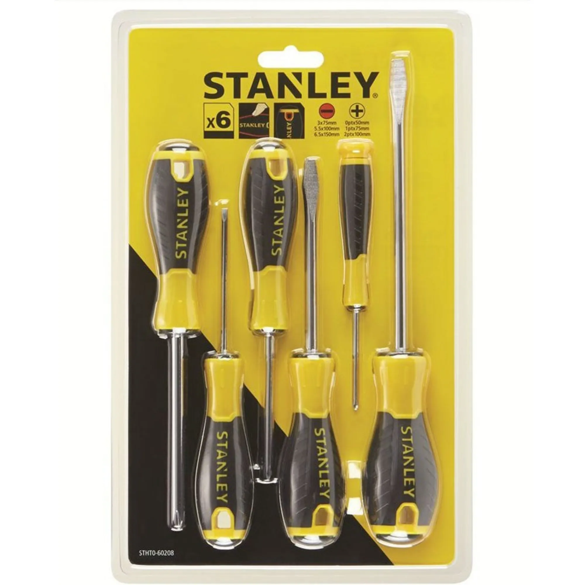 Stanley Handgereedschap>Schroevendraaierset 6-delig