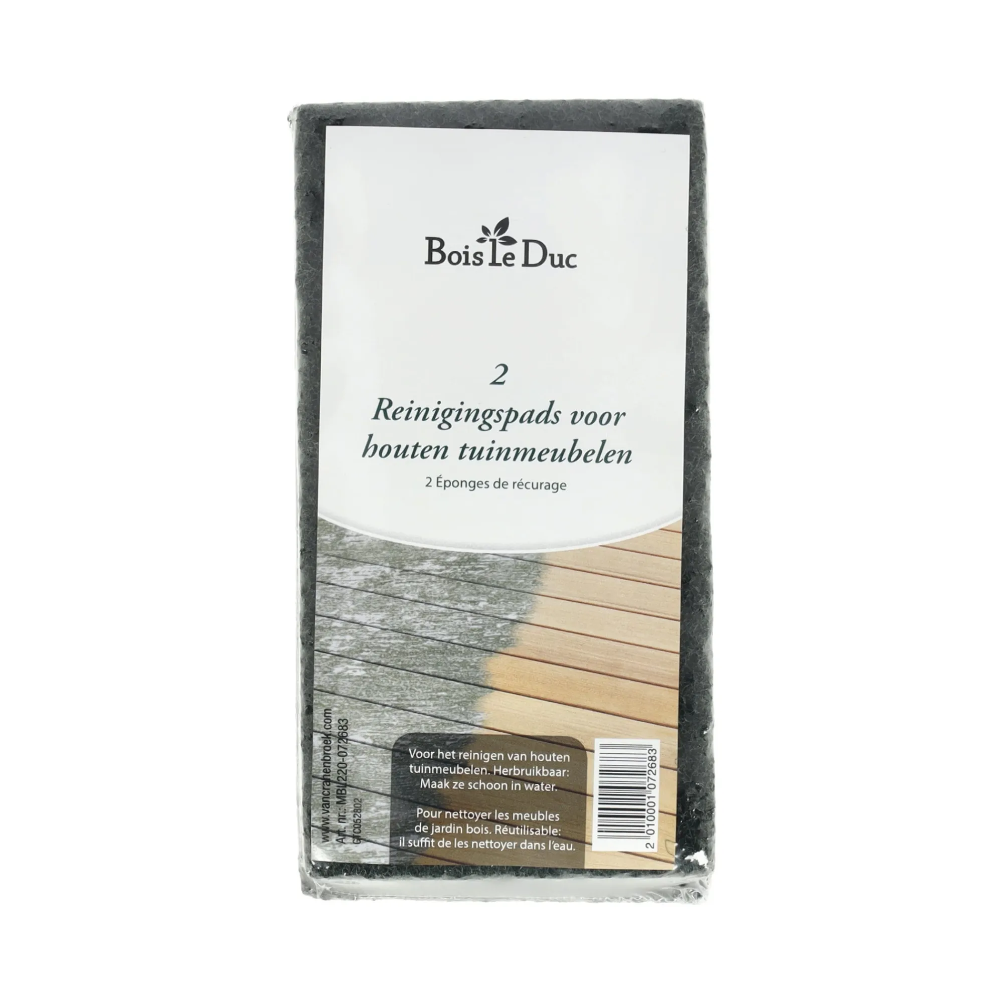 Bois le Duc Tuinmeubelonderhoud>Schuurpad wood groen 2st Bois-Le-Duc