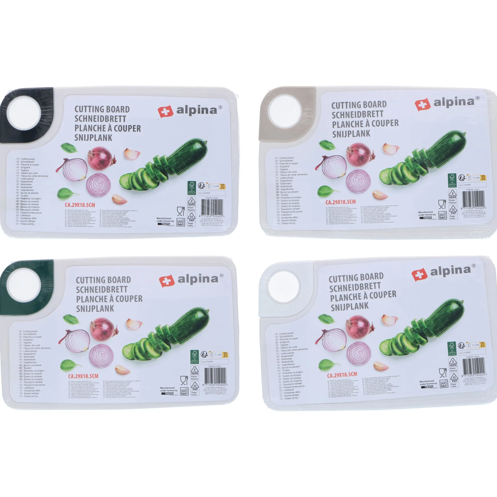 Alpina Koken & Tafelen>Snijplank M 28,8x18,5x0,5cm