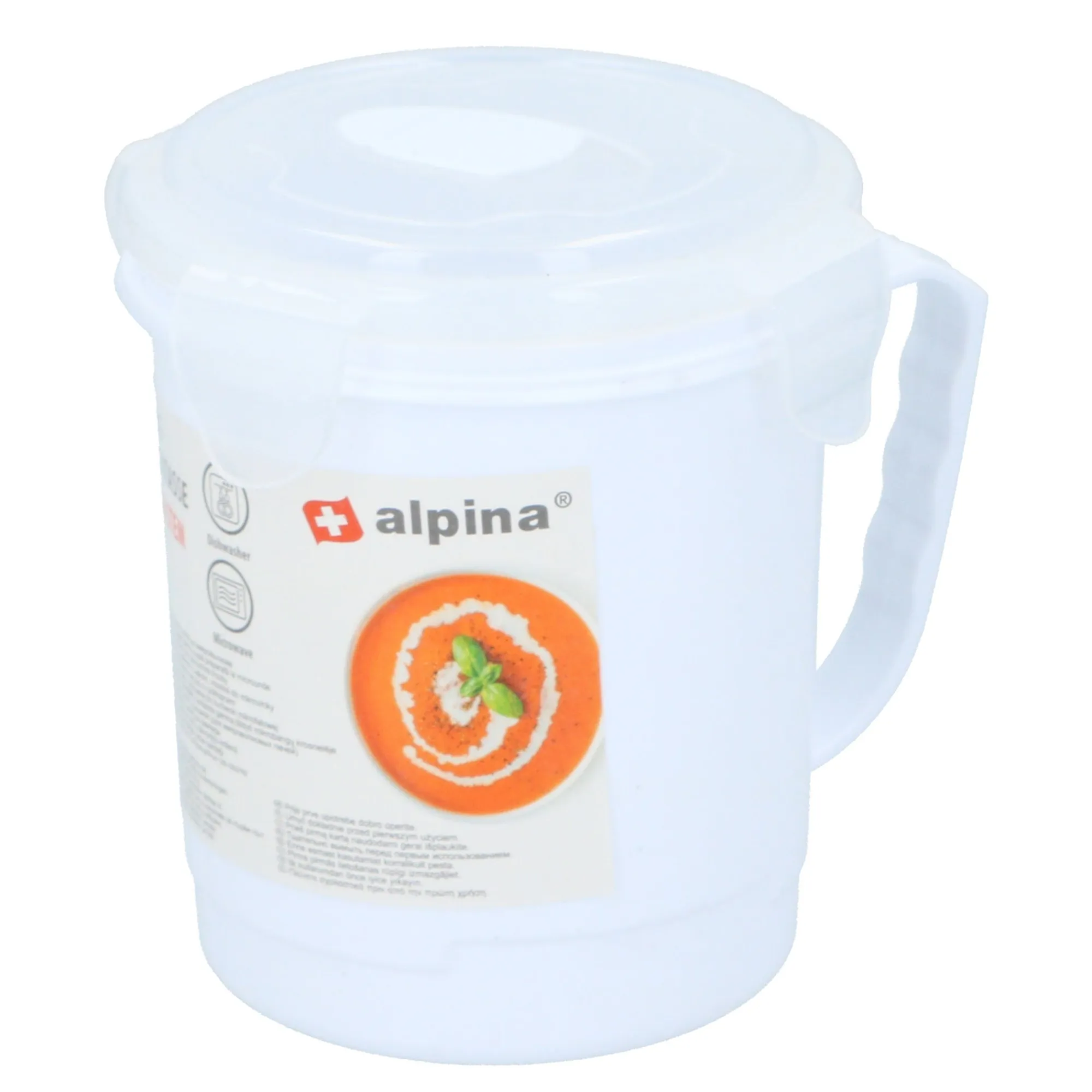 Alpina Opbergen>Soepbeker 600ml assorti