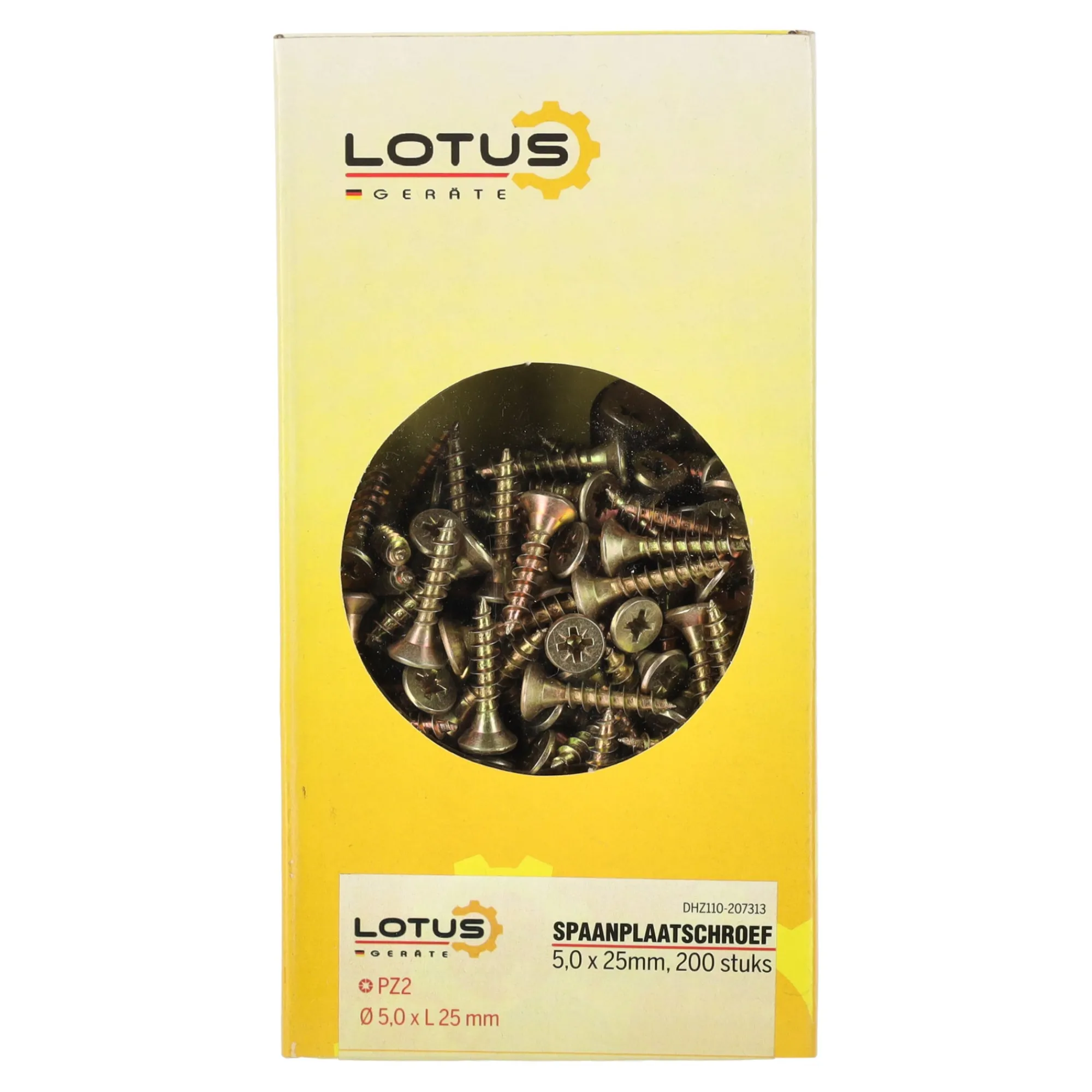 Lotus Bouw>Spaanplaatschroef 5,0 x 25 mm 200st