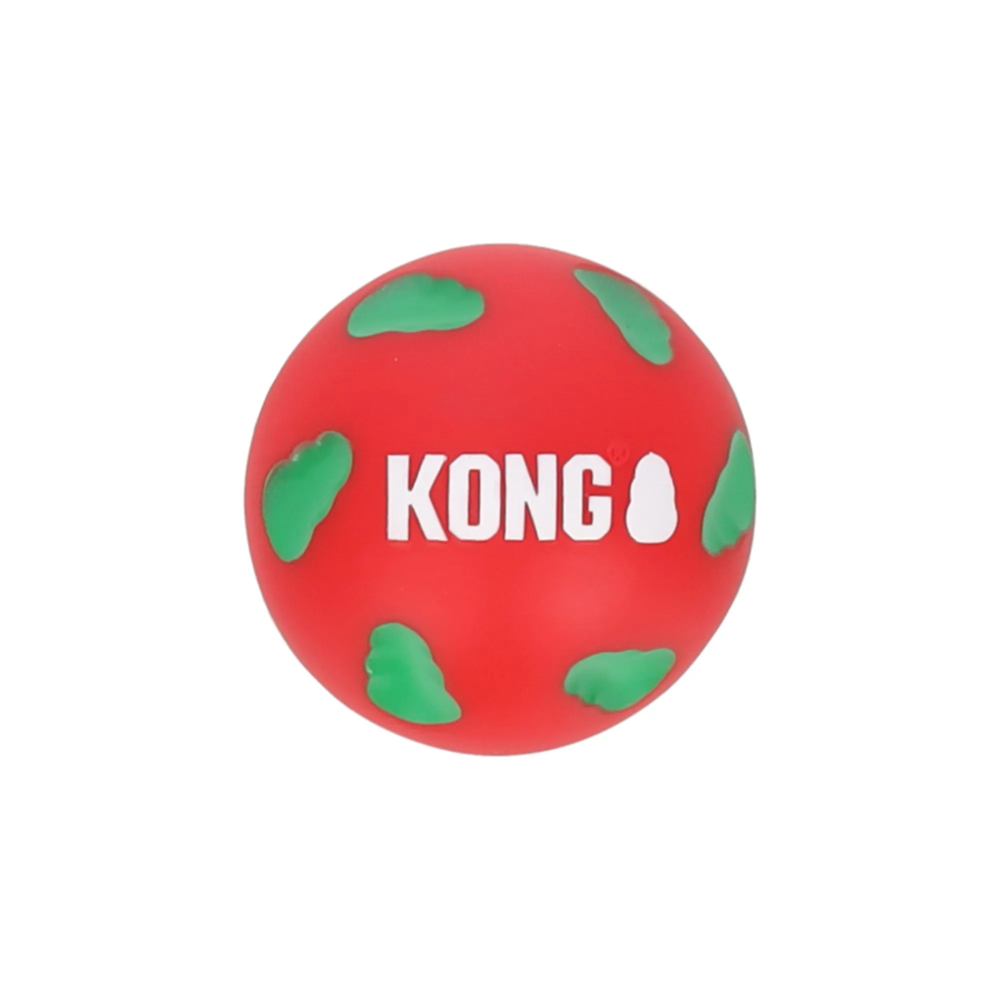 Kong Hondenspeelgoed>Speelgoed hond kerst bal 4 pak M