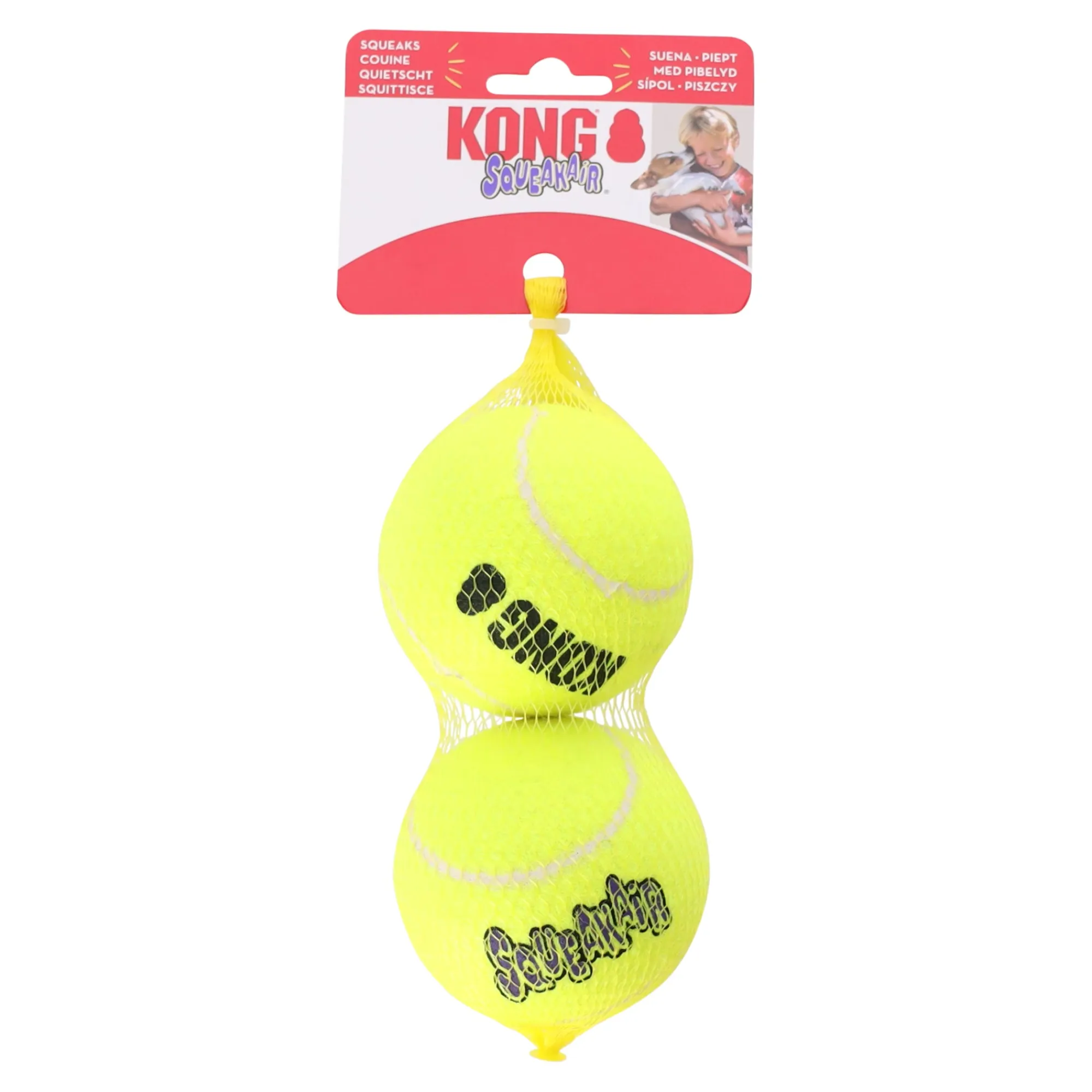 Kong Hondenspeelgoed>Speelgoed tennisbal L 2st