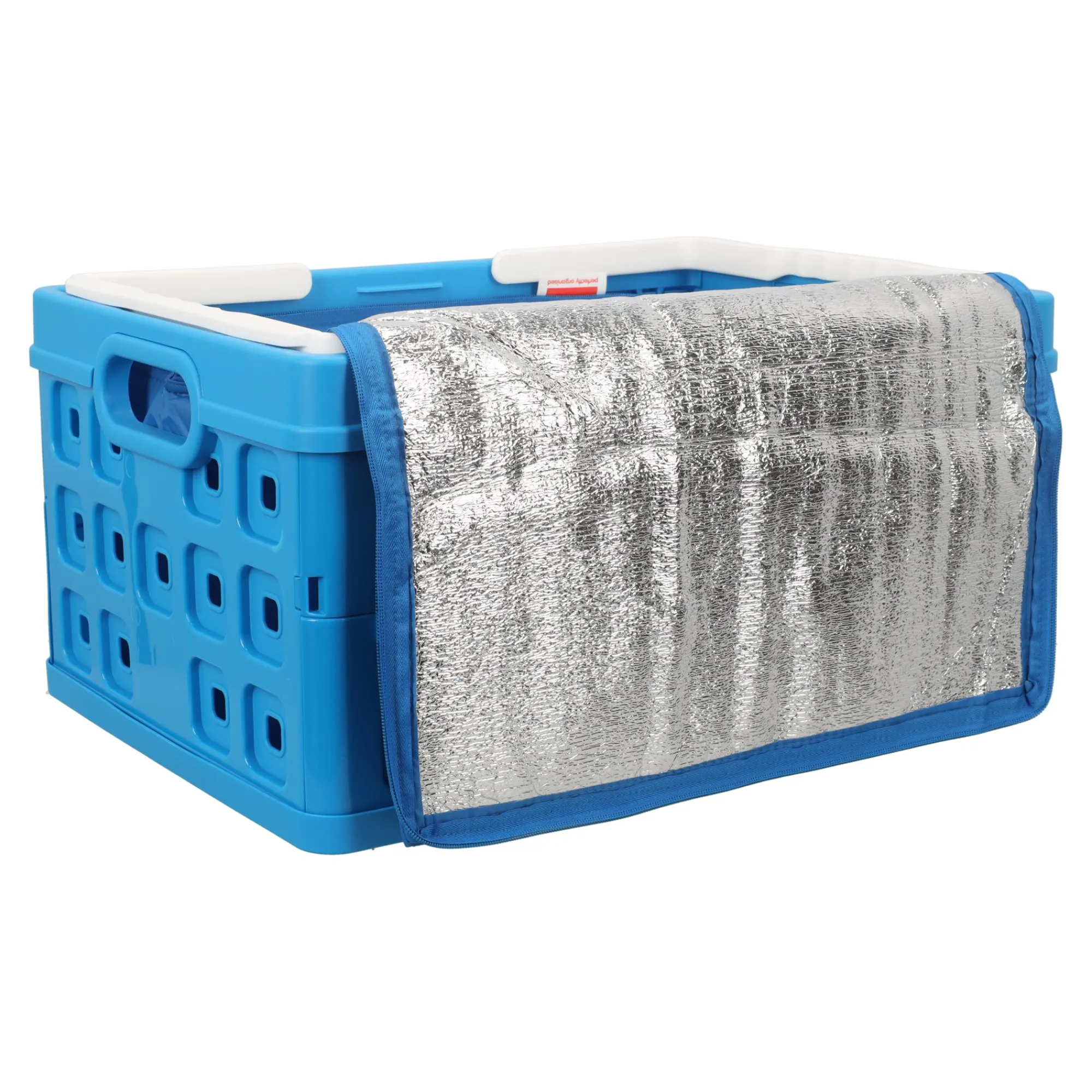 Sunware Opbergen|Koken & Tafelen>Square vouwkrat 32L blauw+koeltas