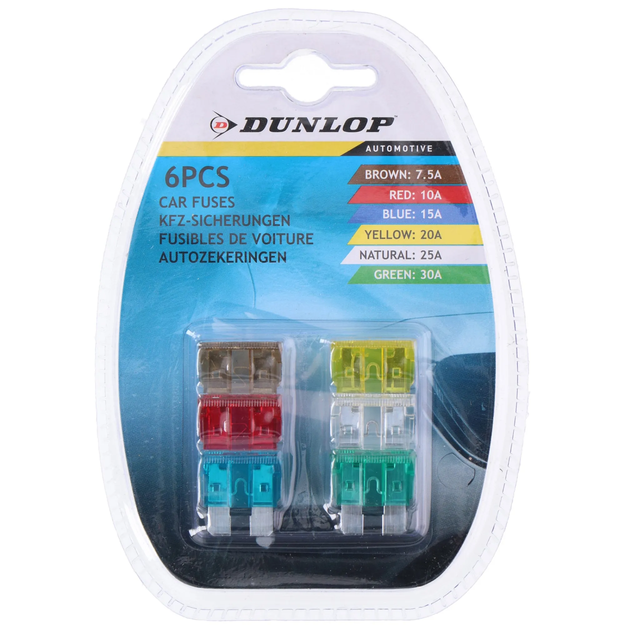 Dunlop Autoaccessoires>Steekzekeringen 6st.