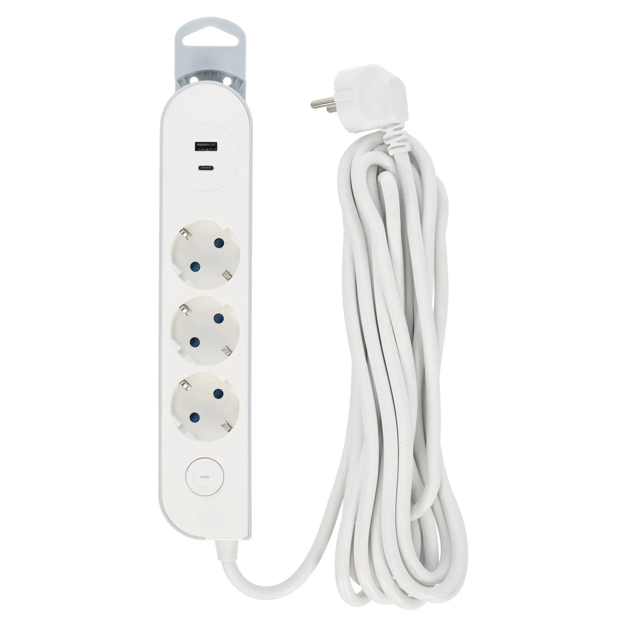 Diamant Stekkerdoos En Verlengsnoeren>Stekkerdoos 3-NL+USB A+C 3x1,5 5M DM