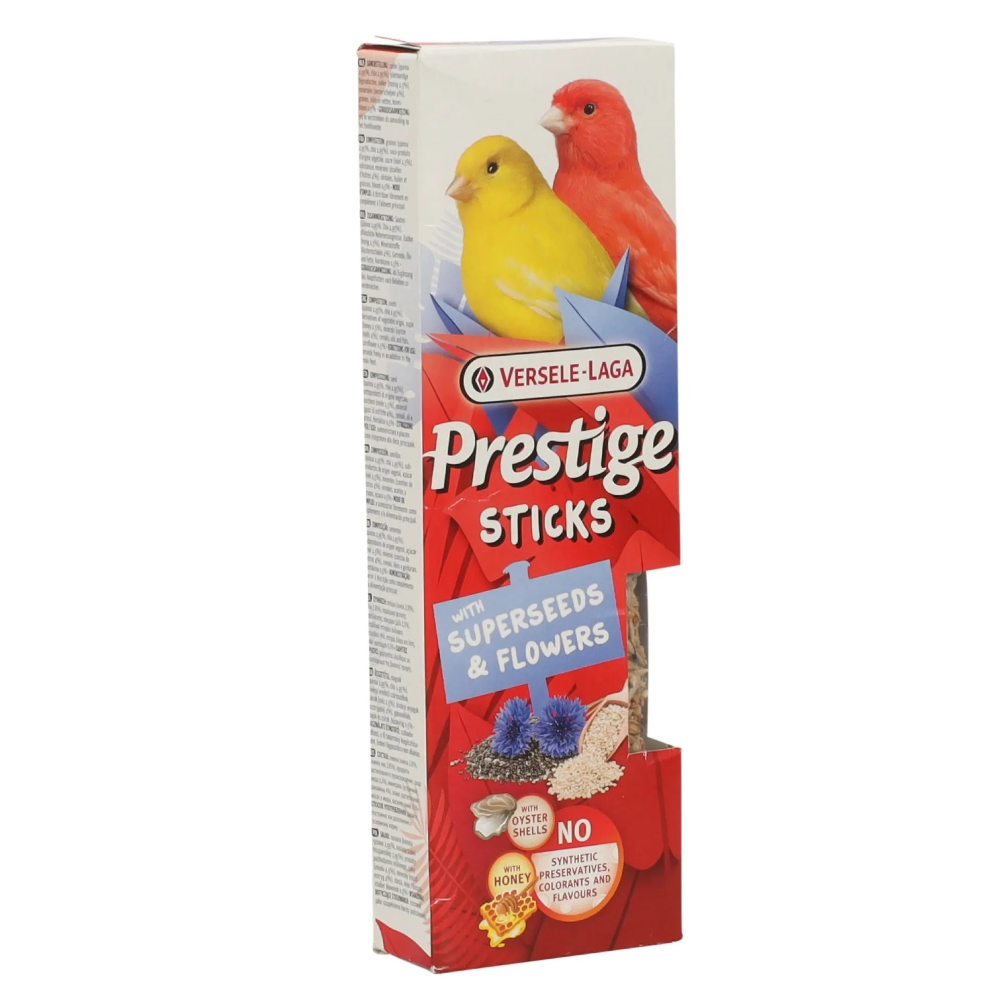 Versele Laga Vogelsnacks>Stick kanarie superzaden met bloemen 2st.
