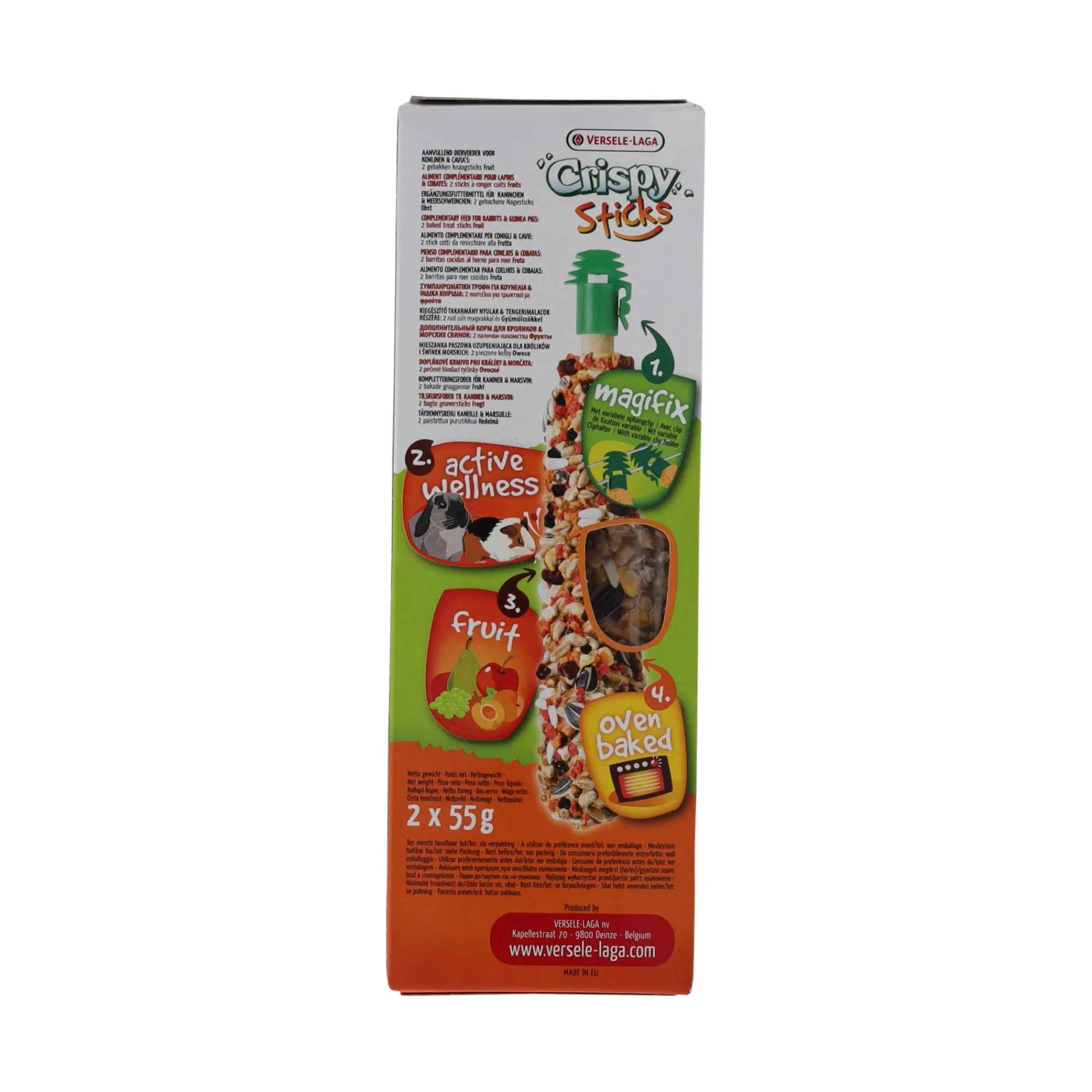 Versele Laga Knaagdieren Snacks>Stick knaagdier honing+fruit 2st