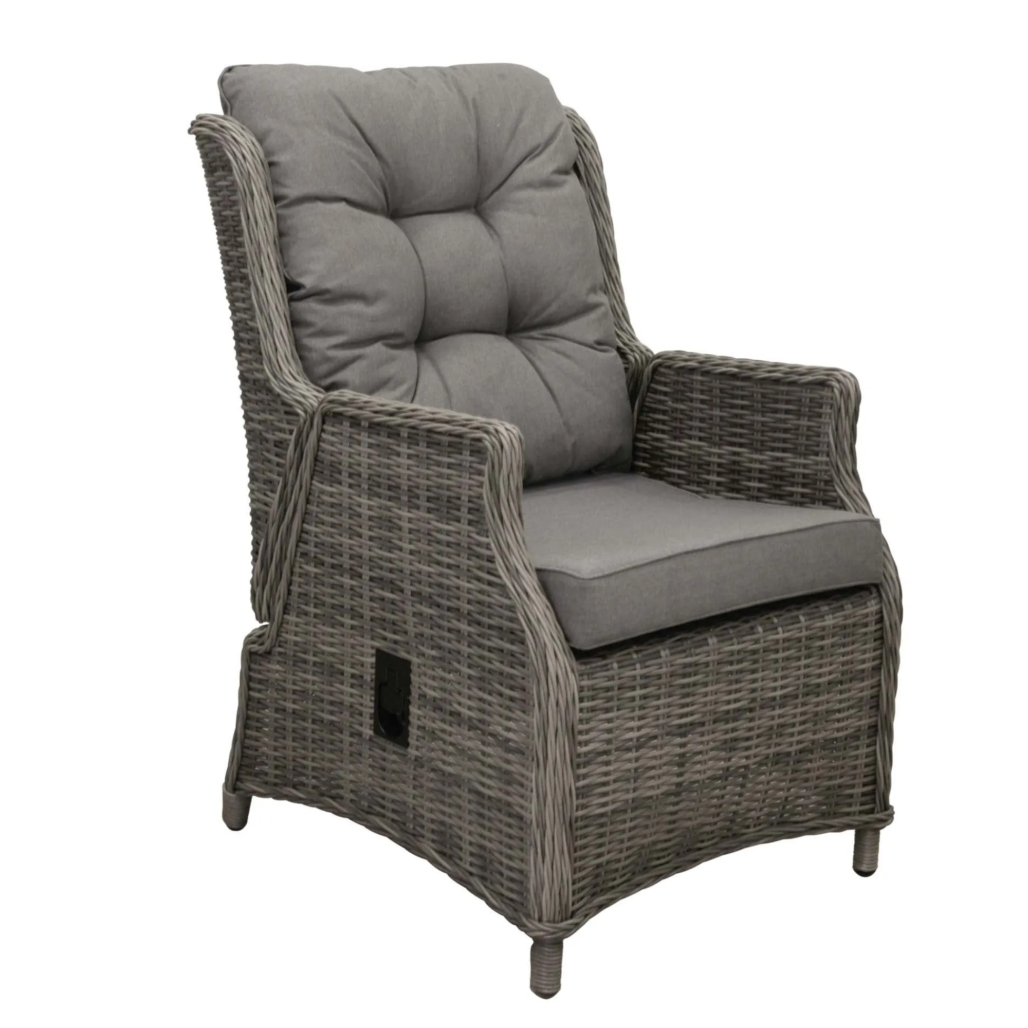 Bois le Duc Tuinstoelen>Stoel Cardito verstelb willow grey