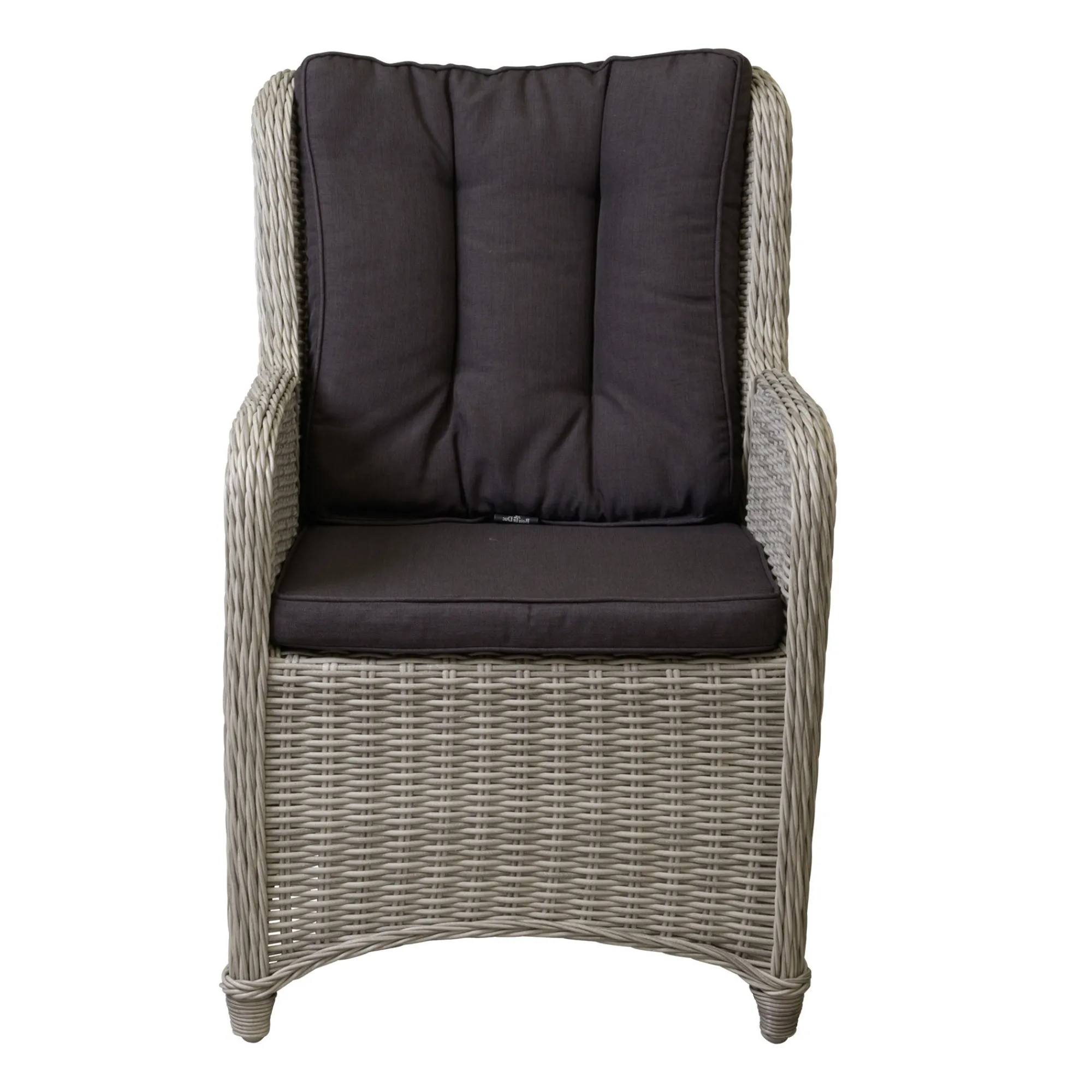 Bois le Duc Tuinstoelen>Stoel Cimino verstelbaar white grey met kussen
