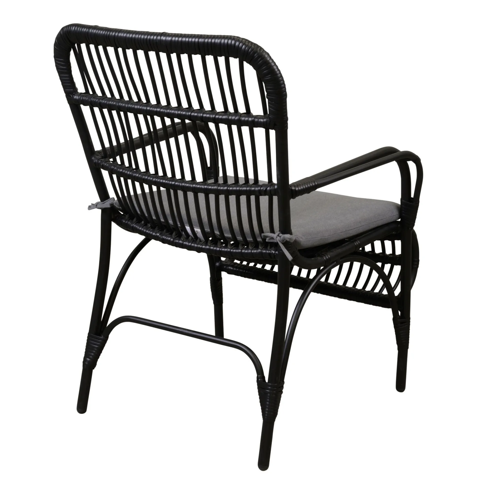 Bois le Duc Tuinstoelen>Stoel Fadola zwart met kussen