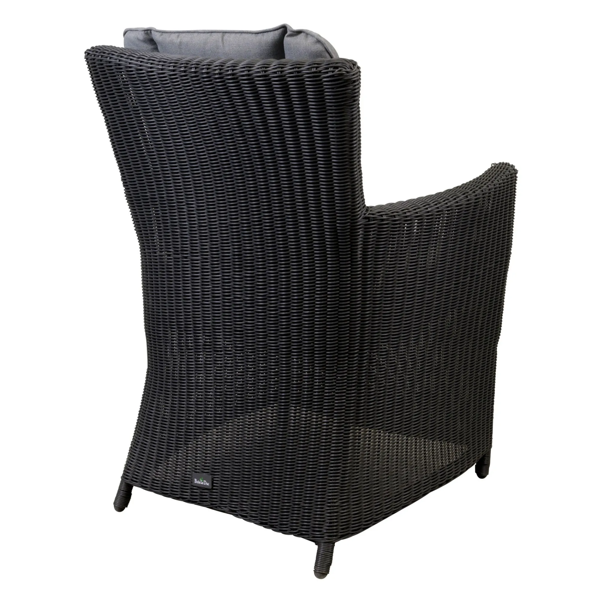 Bois le Duc Tuinstoelen>Stoel Falioli zwart met kussen