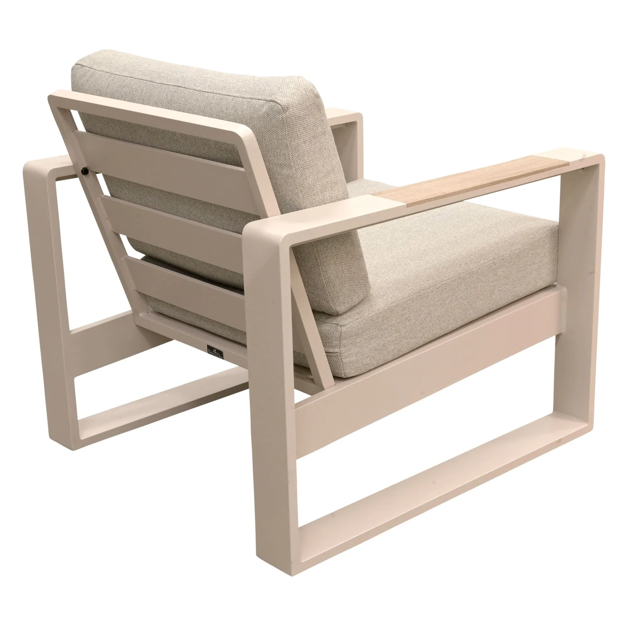 Bois le Duc Loungesets|Tuinstoelen>Stoel Malviza latte met kussens