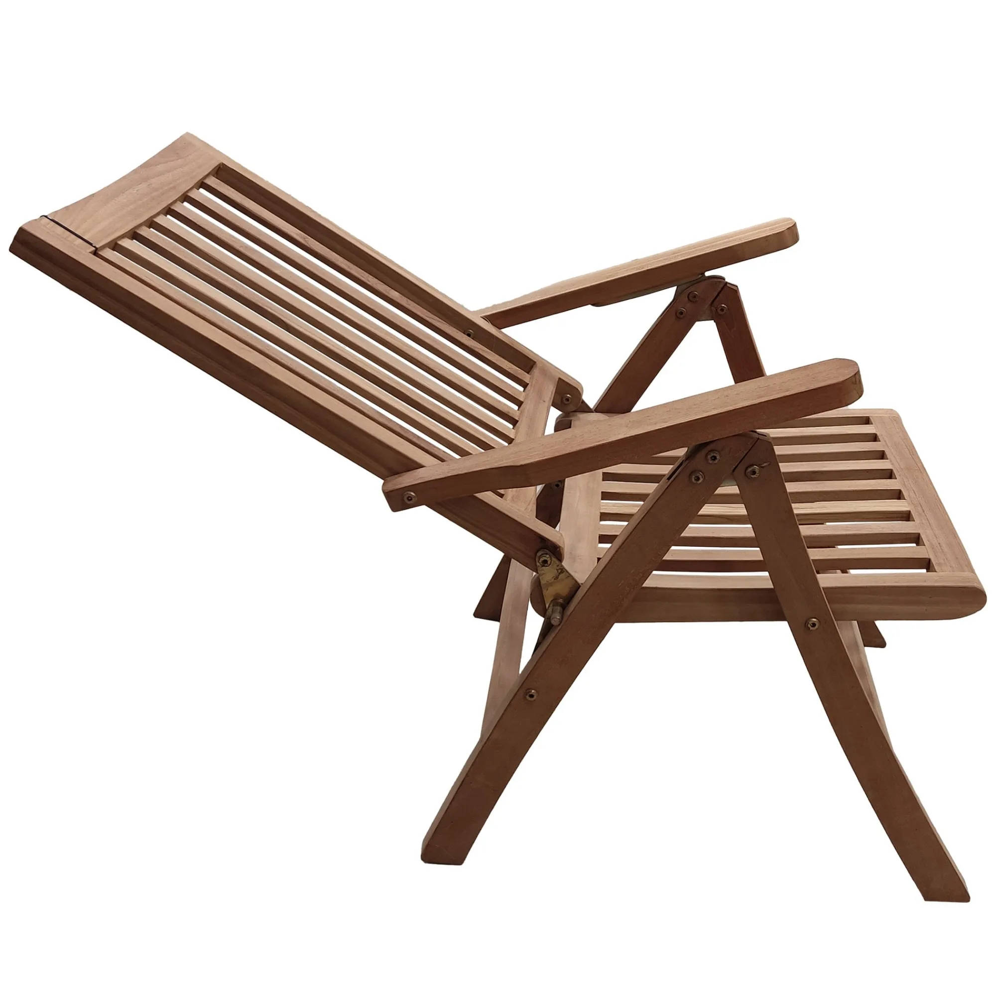 Bois le Duc Tuinstoelen>Stoel met 5 standen Femke, 7 latten, teak