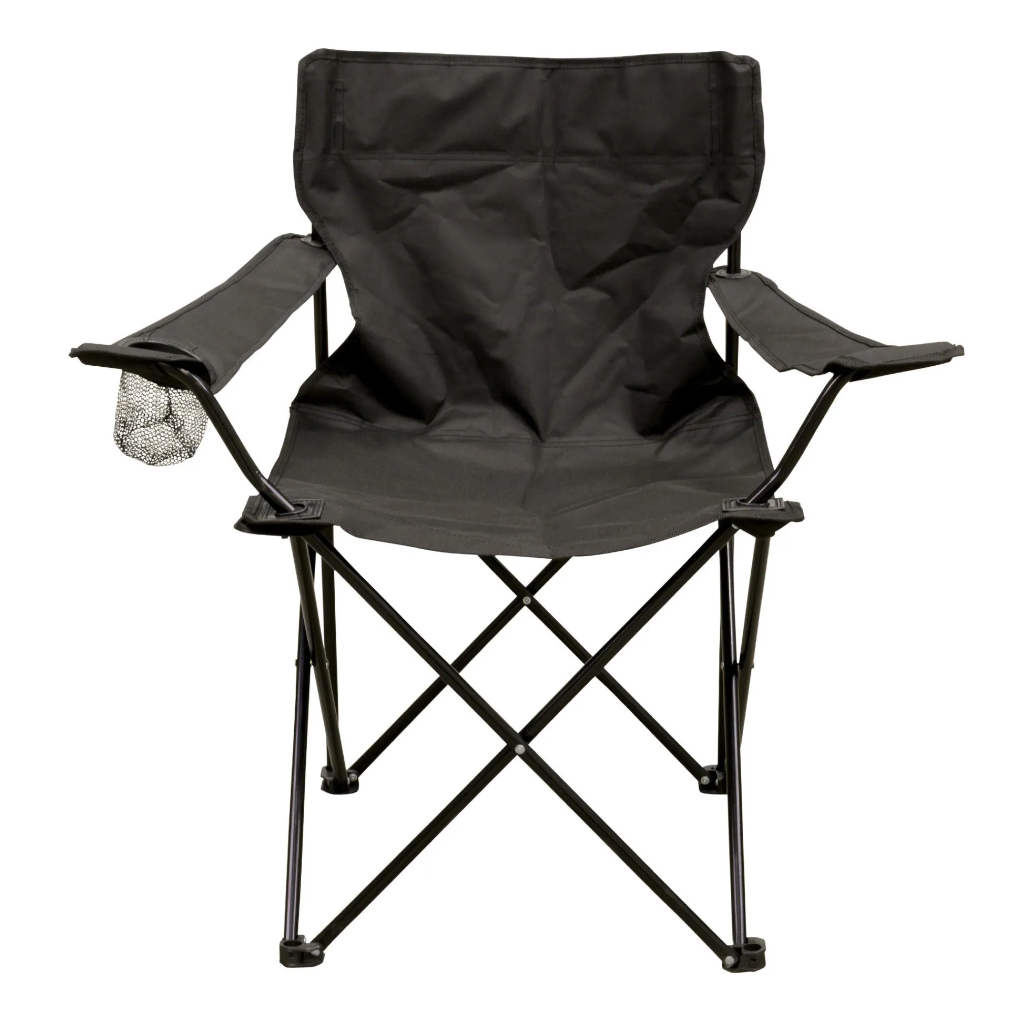 Campingstoel>Stoel opvouwb Ferro zwart
