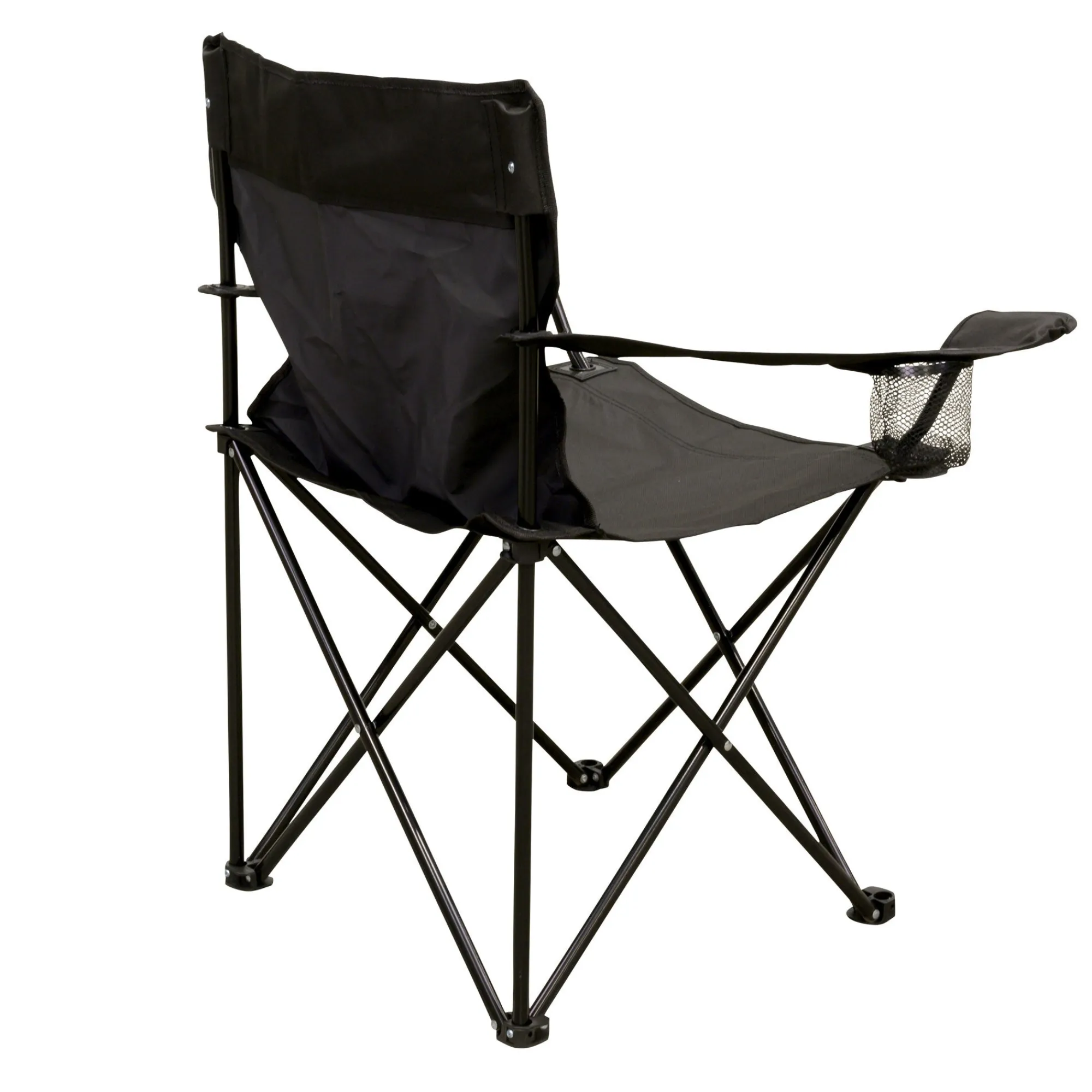 Campingstoel>Stoel opvouwb Ferro zwart
