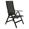 Bois le Duc Tuinstoelen>Stoel standen Casera zwart/antra