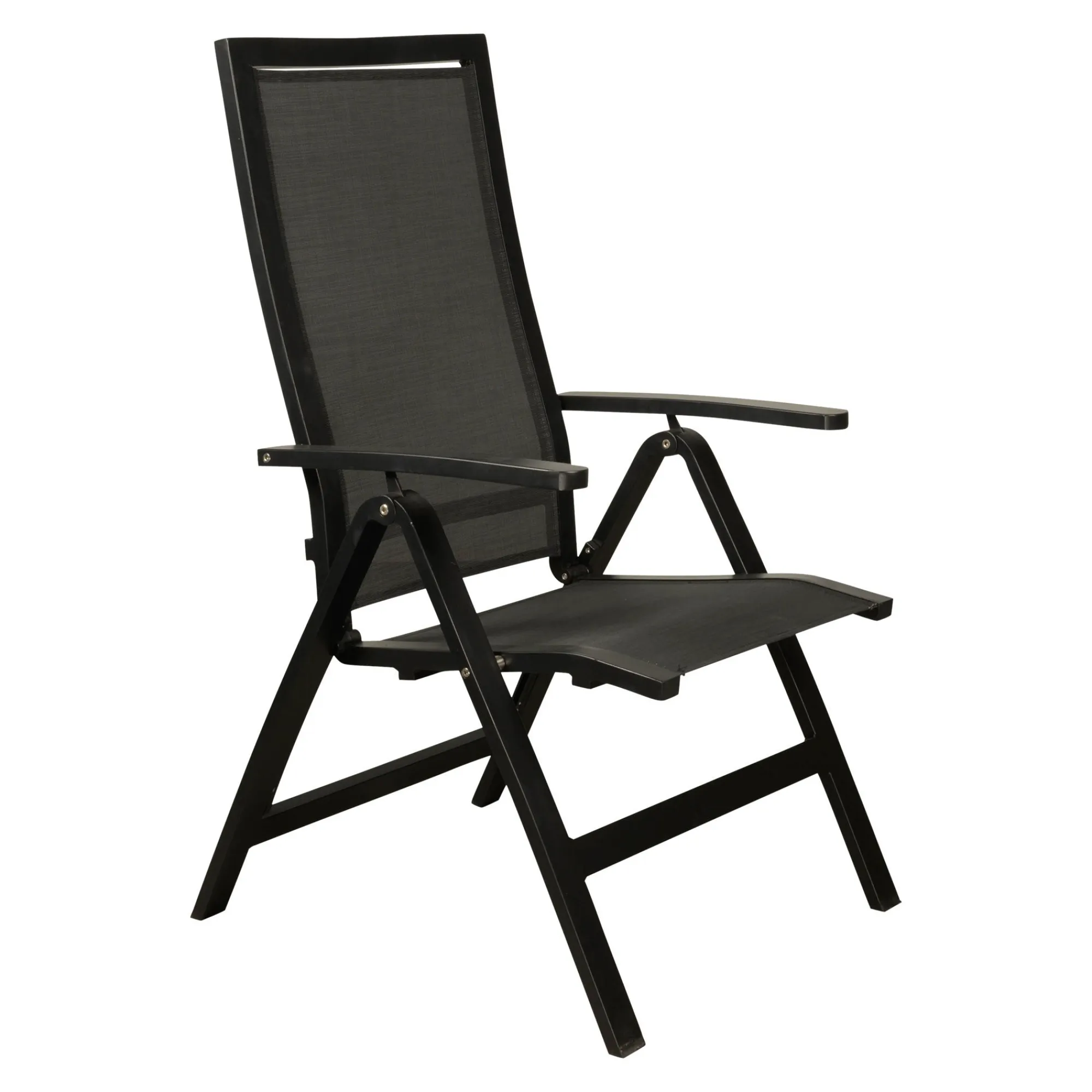 Bois le Duc Tuinstoelen>Stoel standen Casera zwart/antra