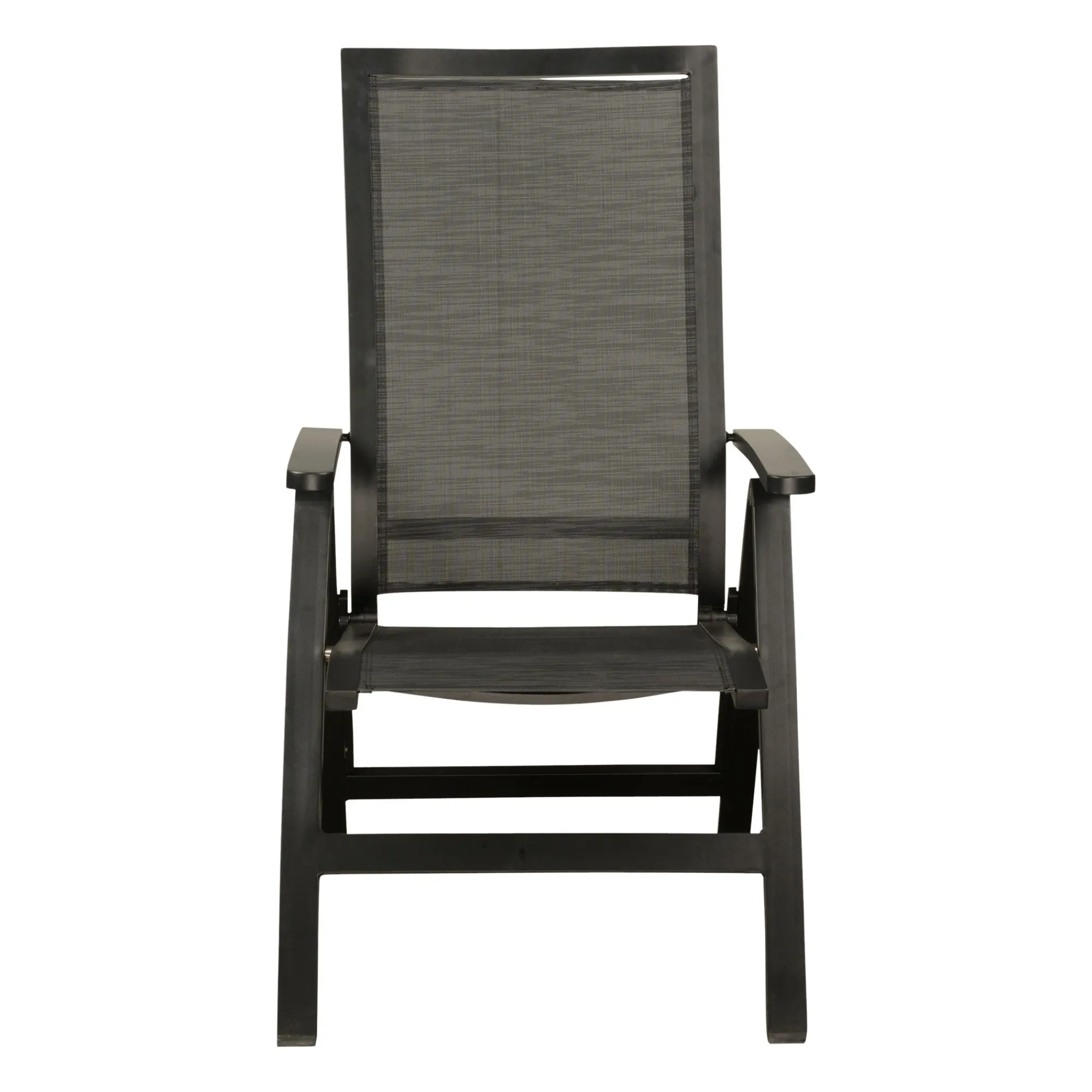 Bois le Duc Tuinstoelen>Stoel standen Casera zwart/antra
