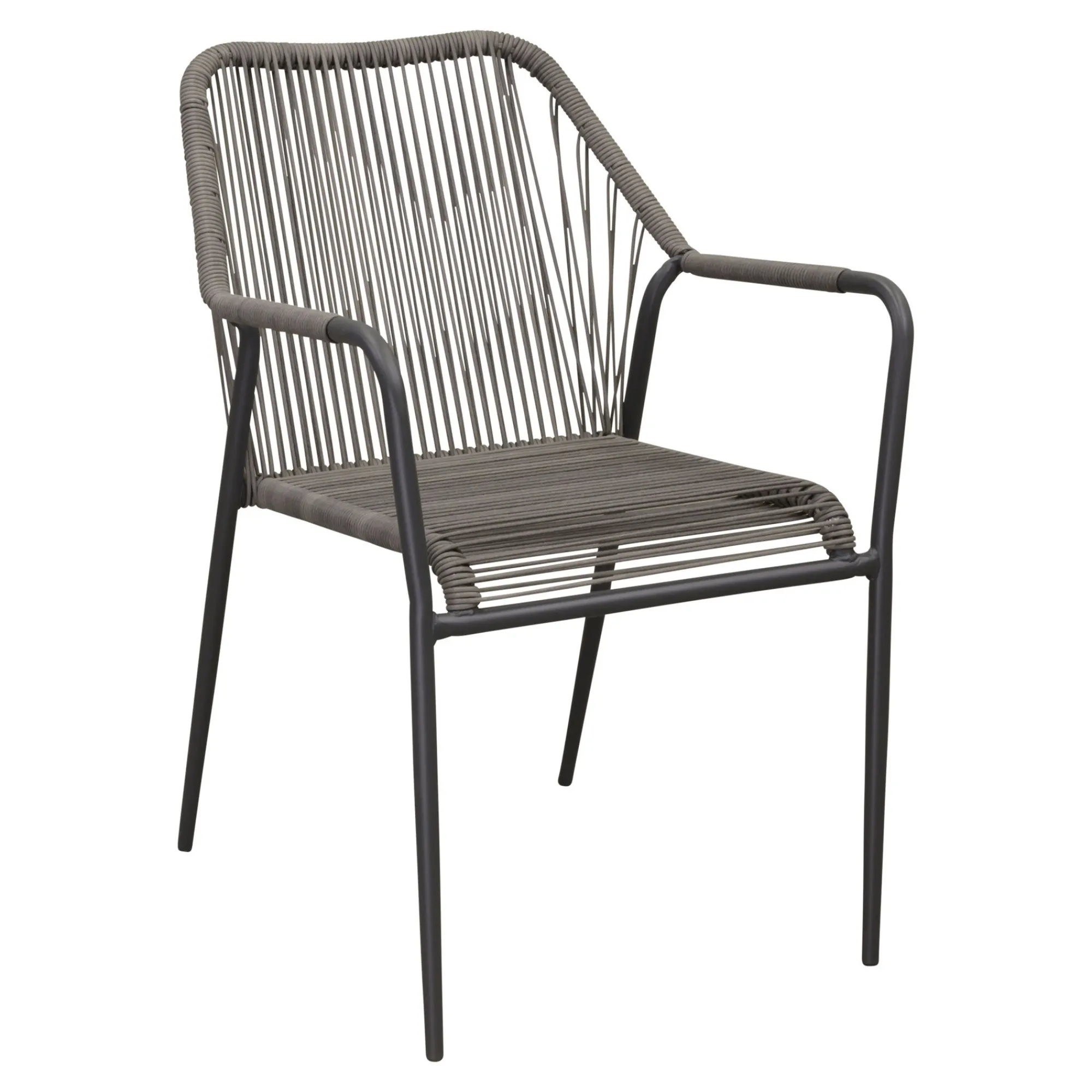 Bois le Duc Tuinstoelen>Stoel stapel Alano antraciet