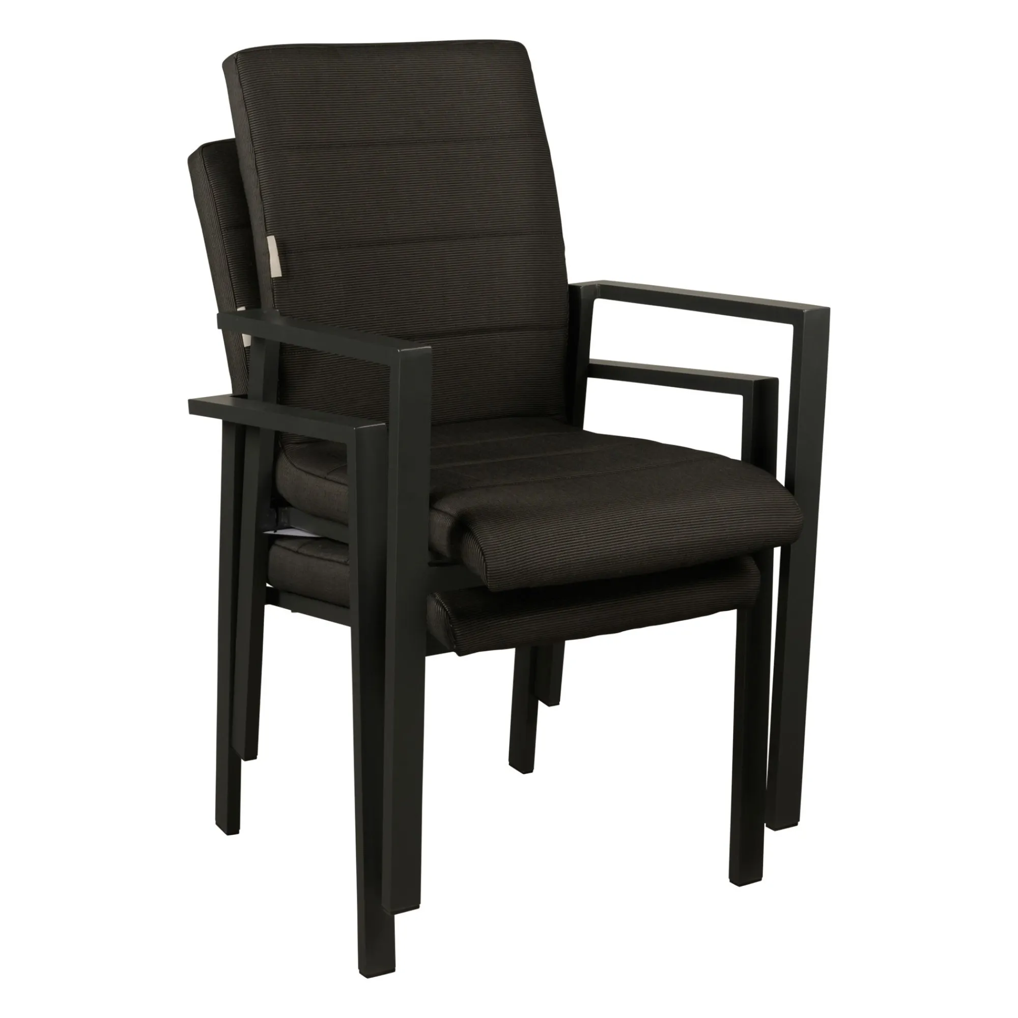 Bois le Duc Tuinstoelen>Stoel stapel Balbano antraciet