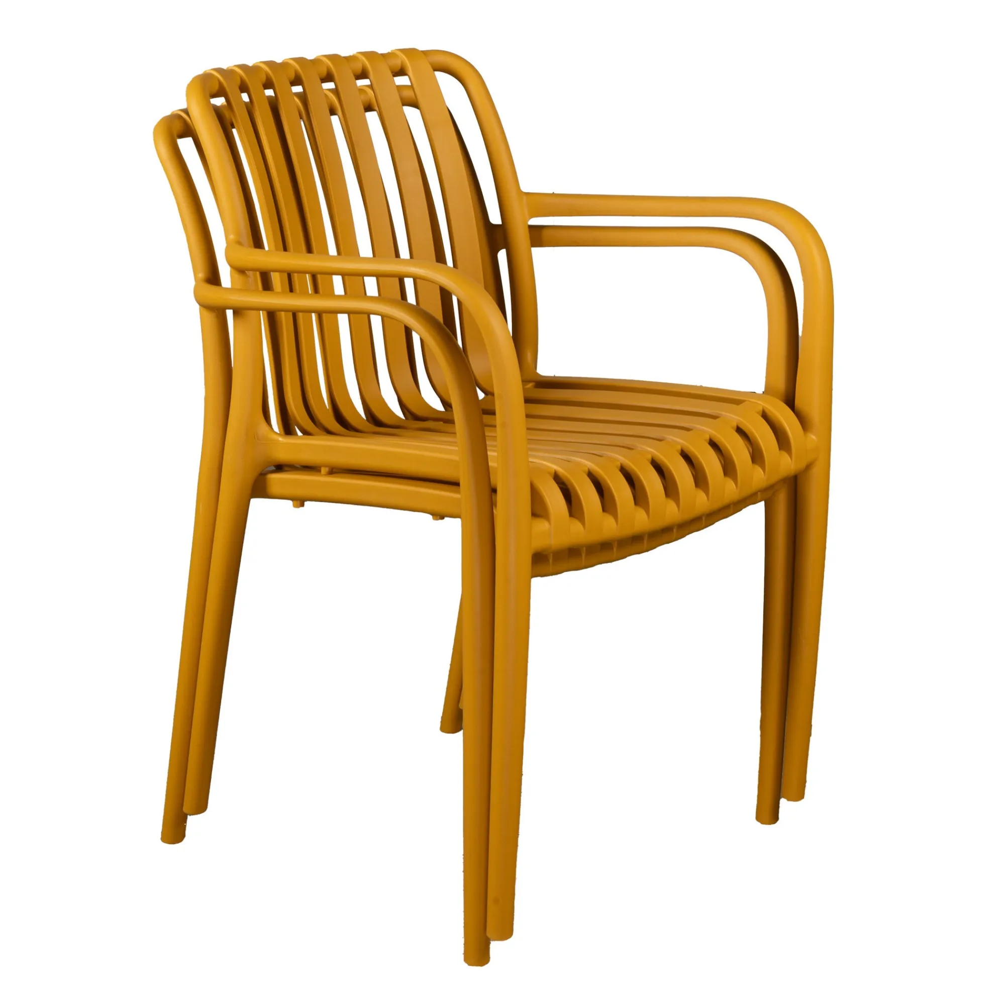 Bois le Duc Tuinstoelen>Stoel stapel Piolo oker
