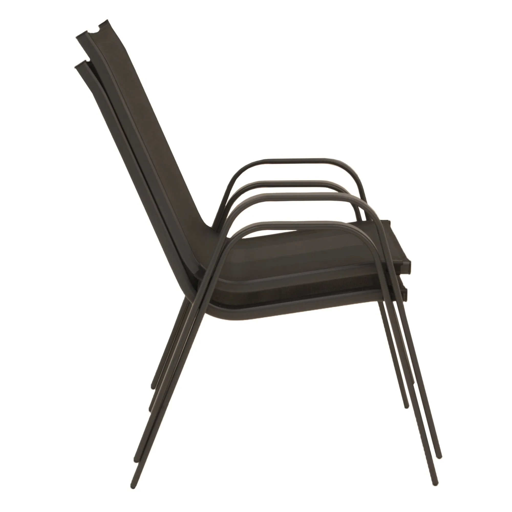 Bois le Duc Tuinstoelen>Stoel stapel Pretola Antraciet