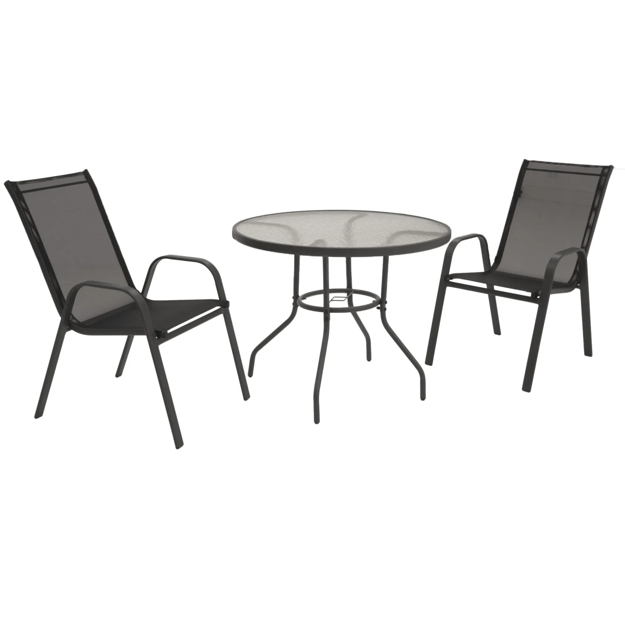 Bois le Duc Tuinstoelen>Stoel stapel Pretola Antraciet