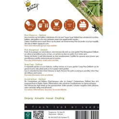 Buzzy Moestuin>Sugar Snap Delikett