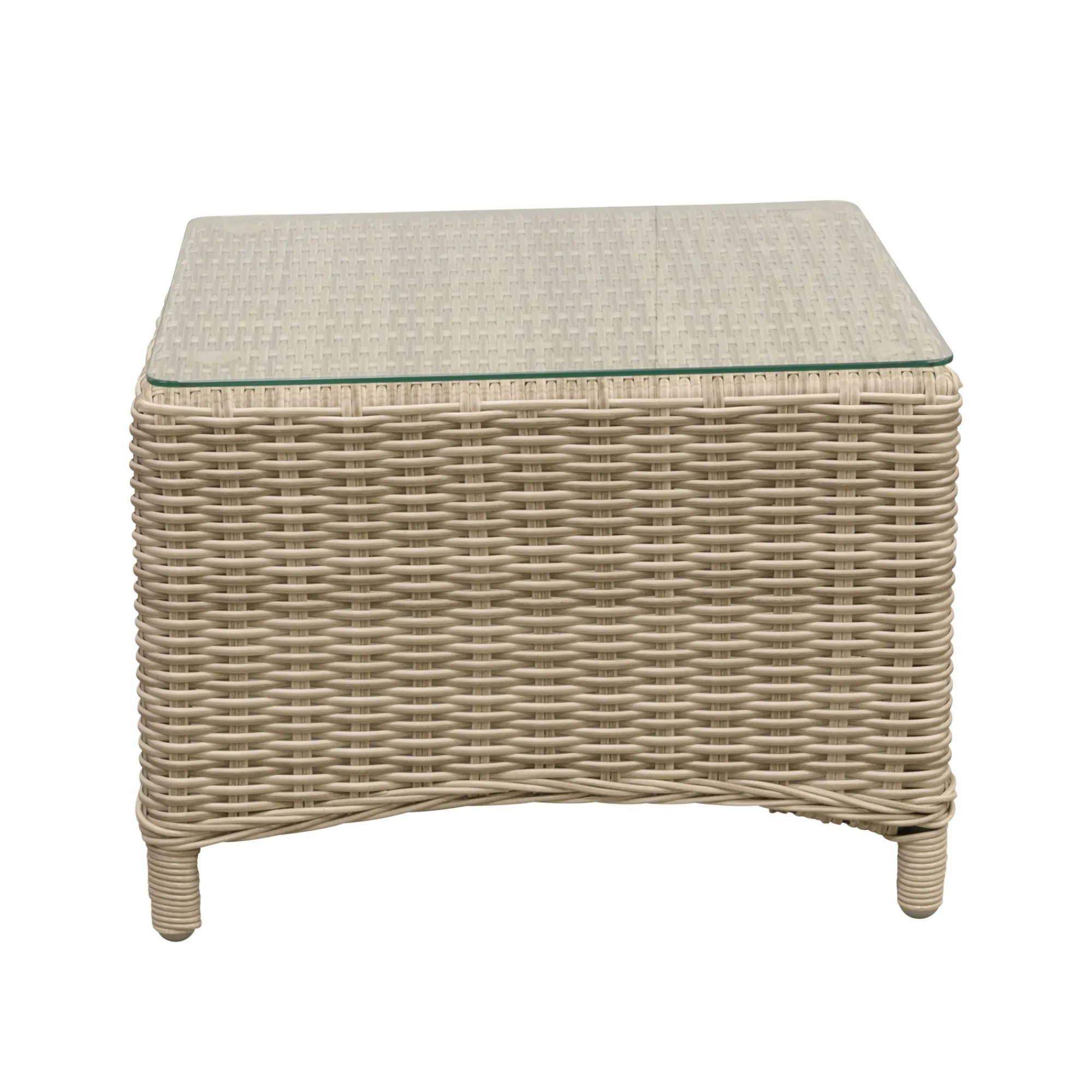 Bois le Duc Tuintafels>Tafel bijzet Aprano 57x57 cm White Orchid