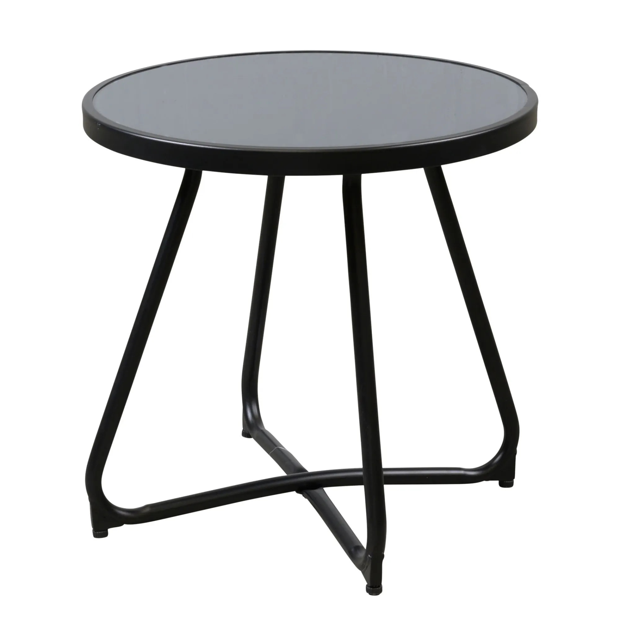 Bois le Duc Tuintafels>Tafel bijzet Talone 52cm zwart
