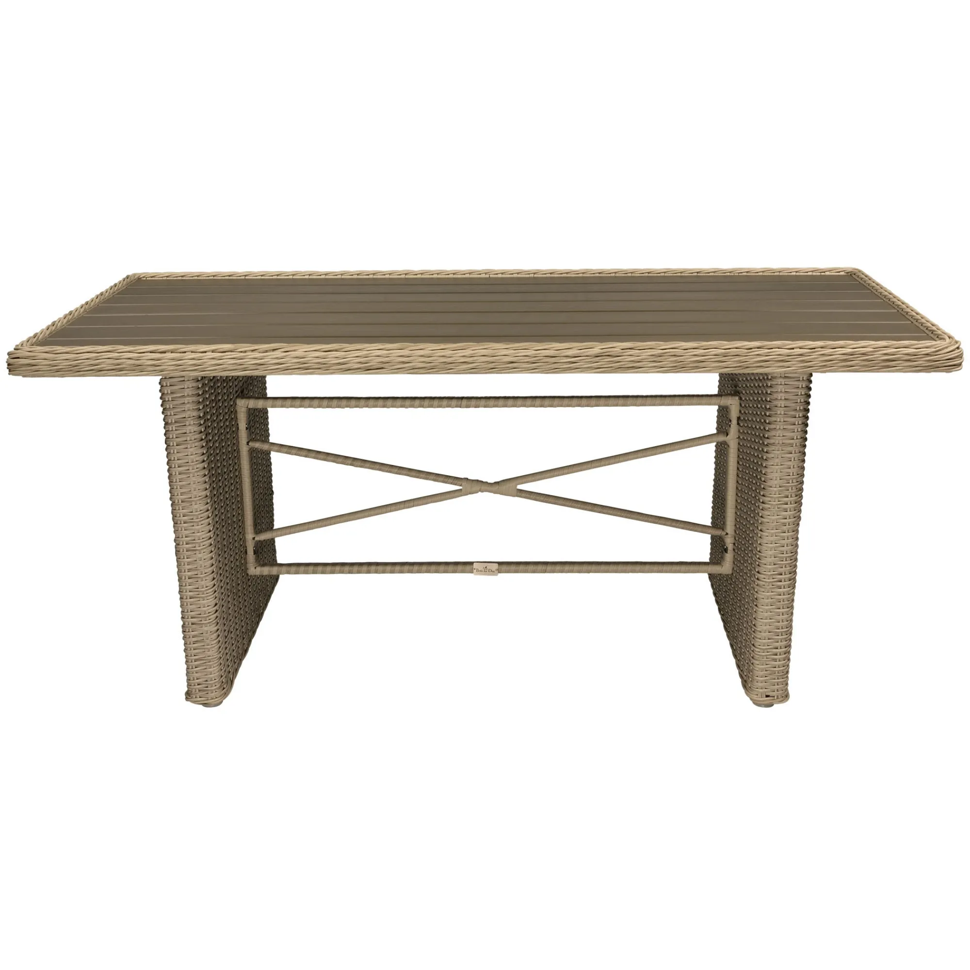 Bois le Duc Tuintafels>Tafel Caspoli 150x80cm white orchid