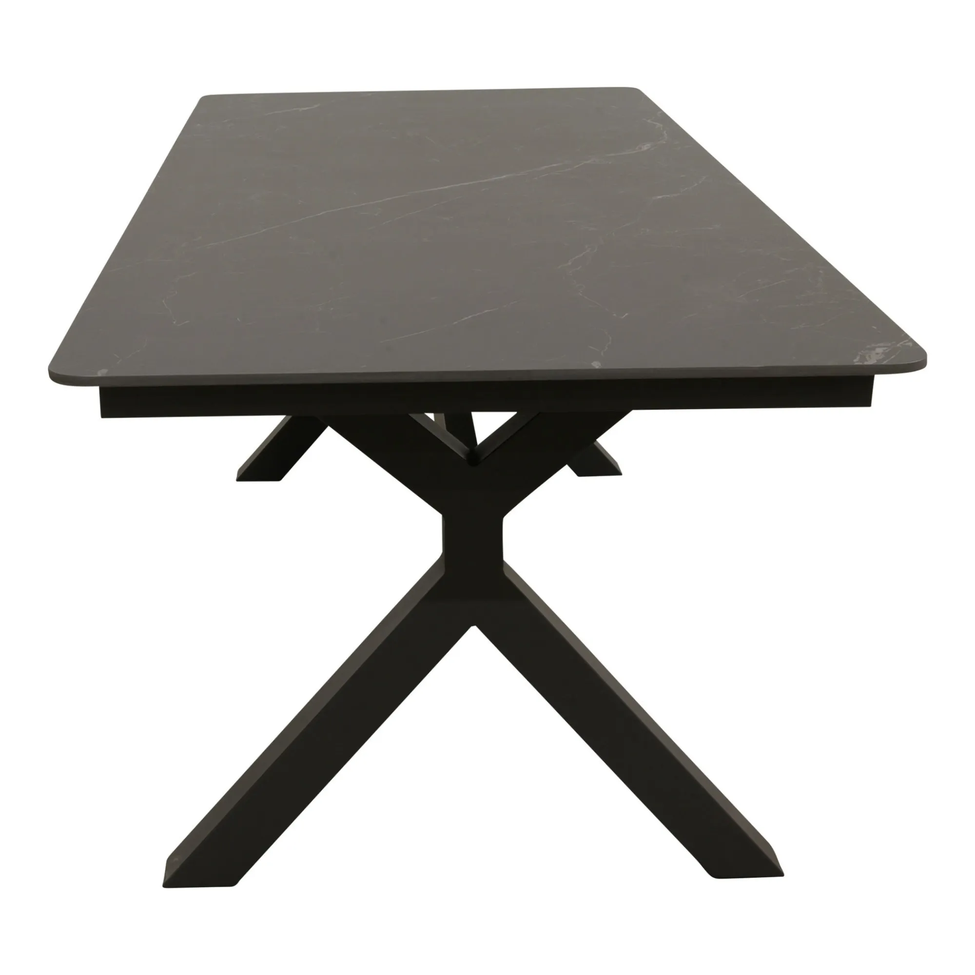 Bois le Duc Tuintafels>Tafel Mancino 220x90cm antraciet
