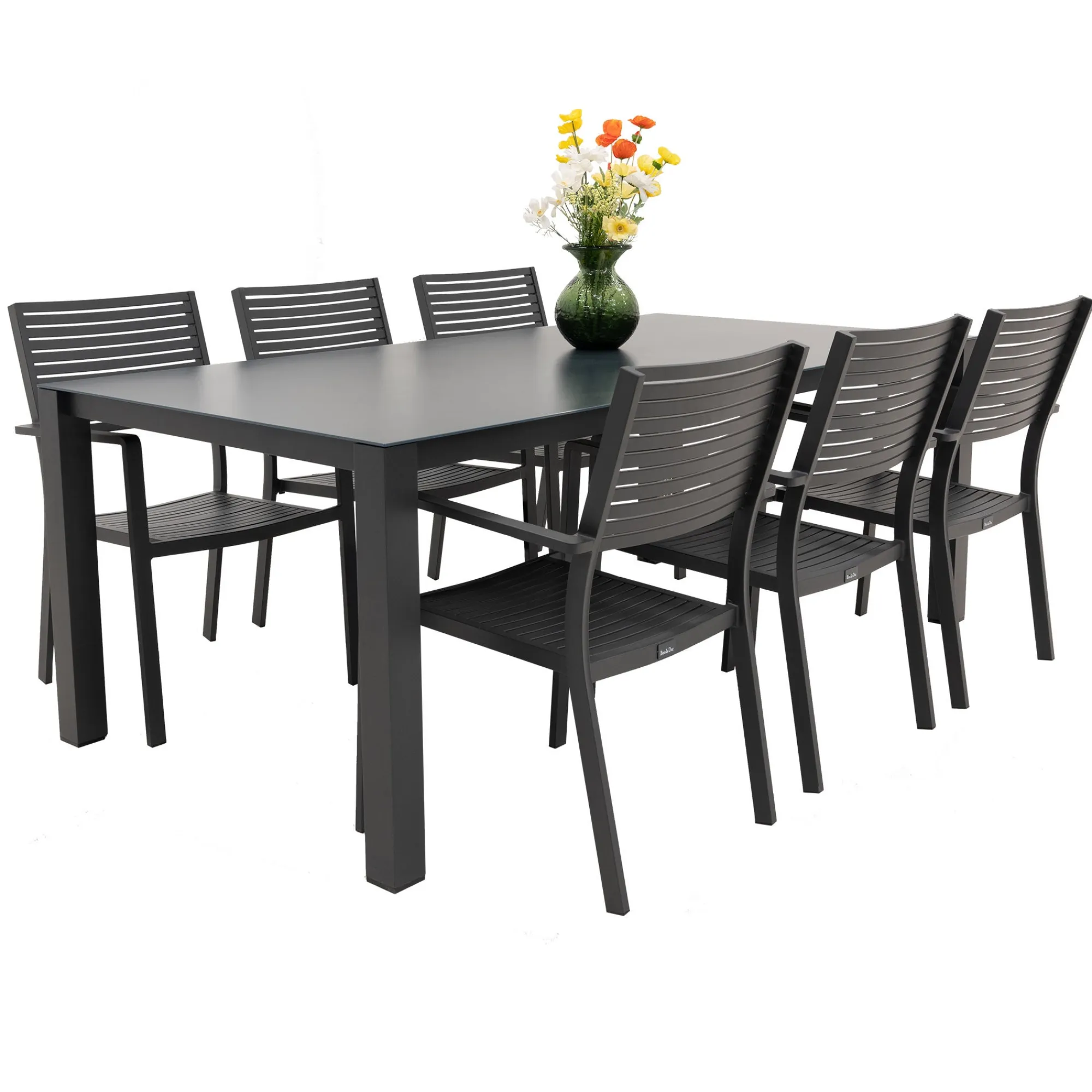 Bois le Duc Tuintafels>Tafel Maseria 200x100 cm Antraciet