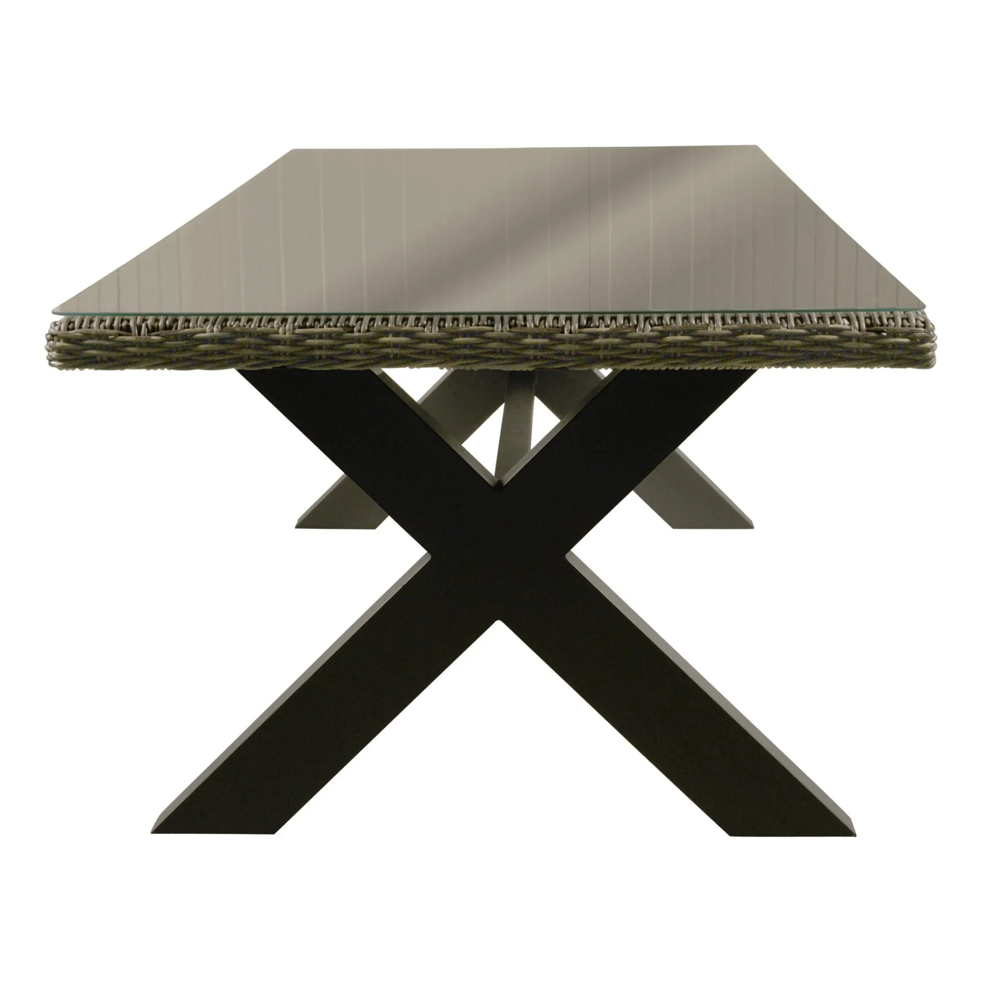 Bois le Duc Tuintafels>Tafel Medola 210x100cm Willow Grey