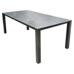 Bois le Duc Tuintafels>Tafel Versilia 220x100 cm Zwart