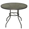 Bois le Duc Tuintafels>Tafel Zanego Ø 90 cm Antraciet