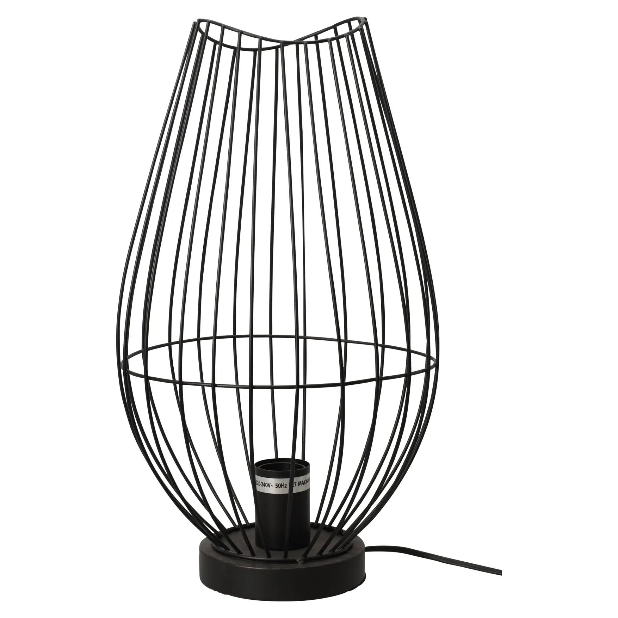Binnenverlichting>Tafellamp Thimory 43cm E27 zwart