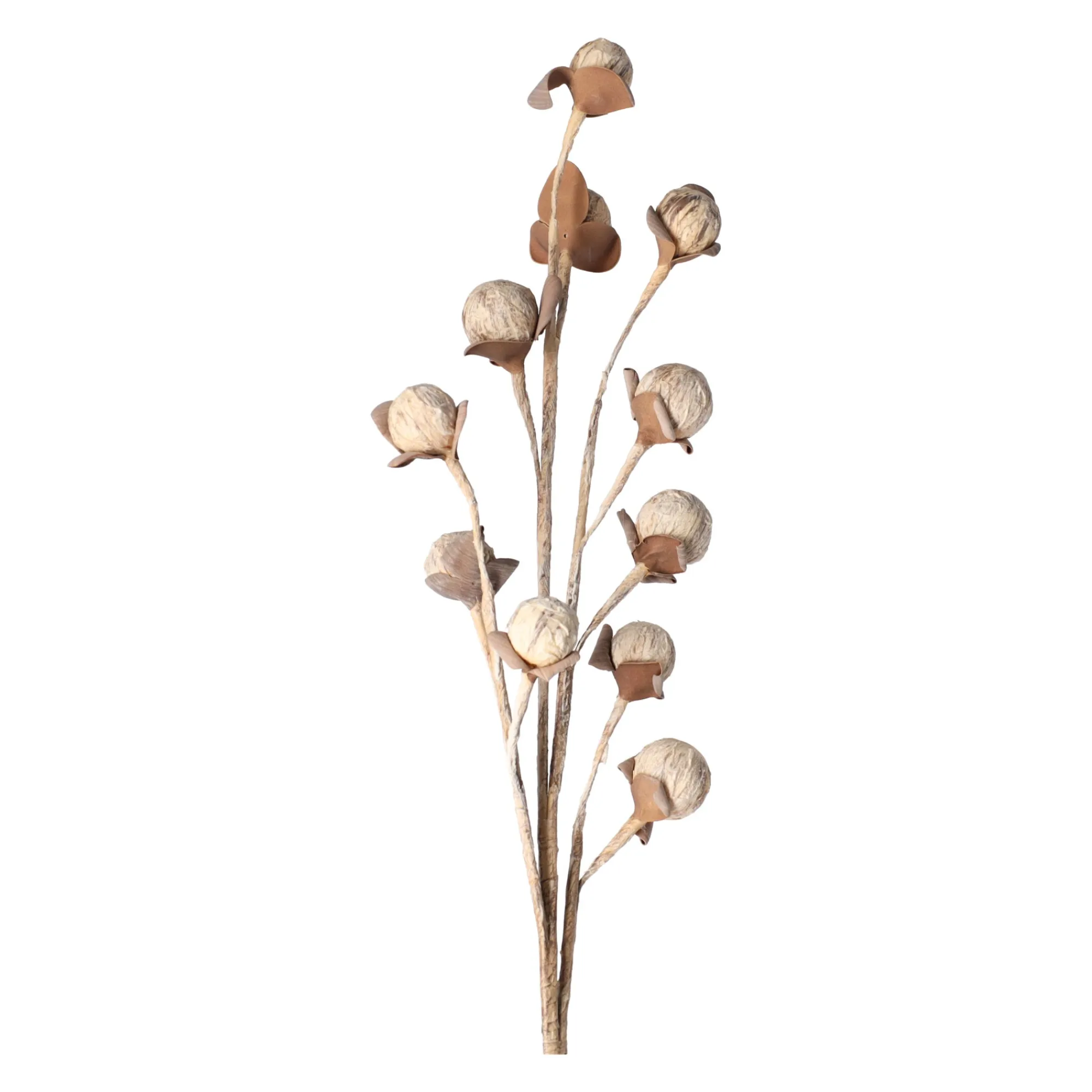 O'malley Kunstplanten En Kunstbloemen>Tak bal bruin 104 cm
