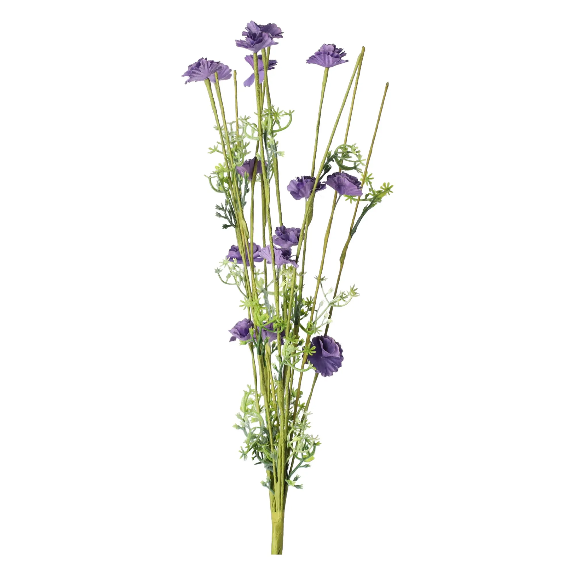 O'malley Kunstplanten En Kunstbloemen>Tak bloemen Aleide paars