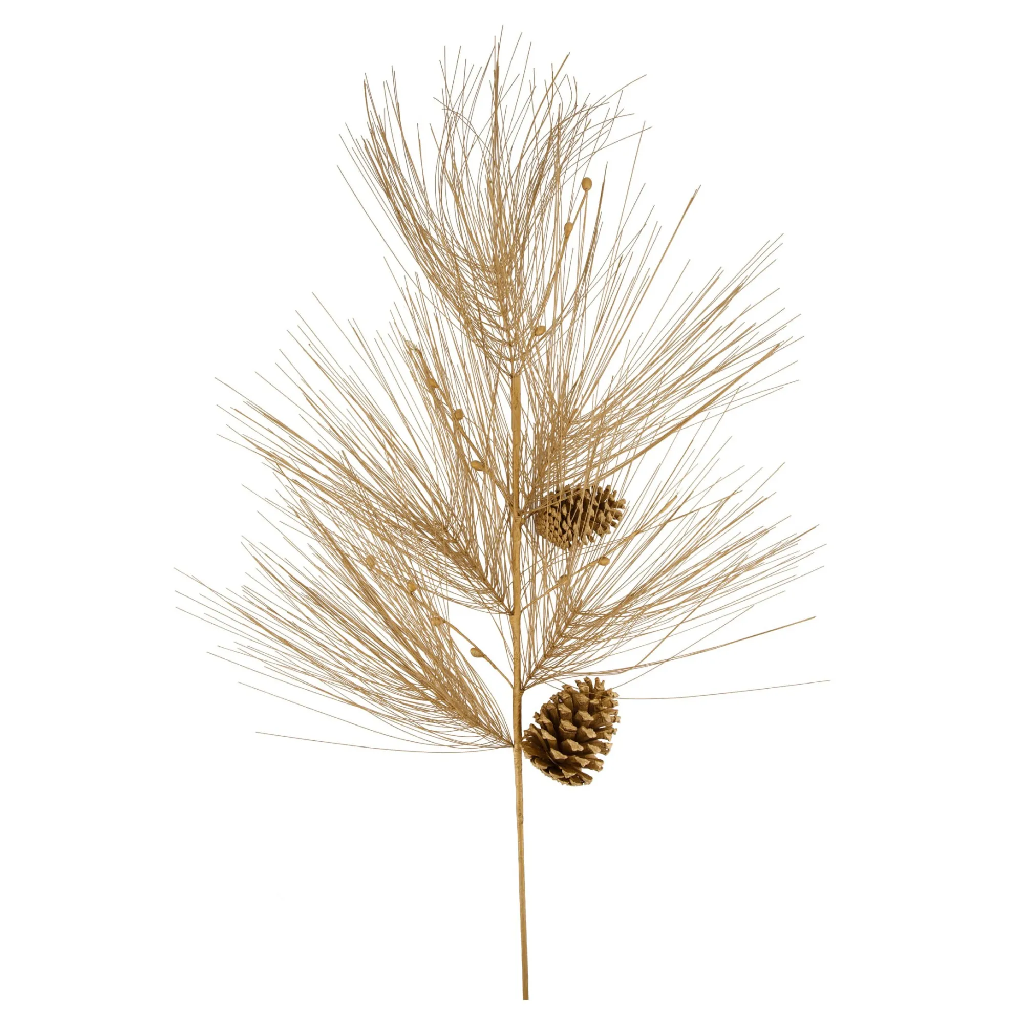 Natural Collections Kunstplanten En Kunstbloemen>Tak dennenappel goud 117 cm